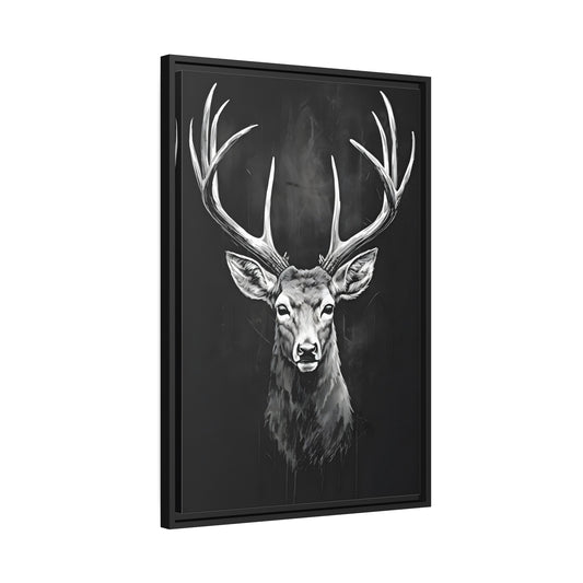 Stag Deer Wall Art Canvas Prints - Framed Scandinavian Decor