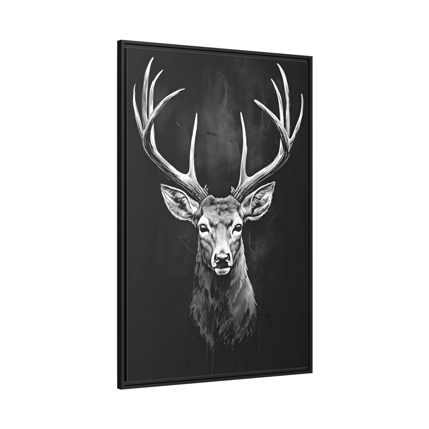 Stag Deer Wall Art Canvas Prints - Framed Scandinavian Decor - YesArtYes