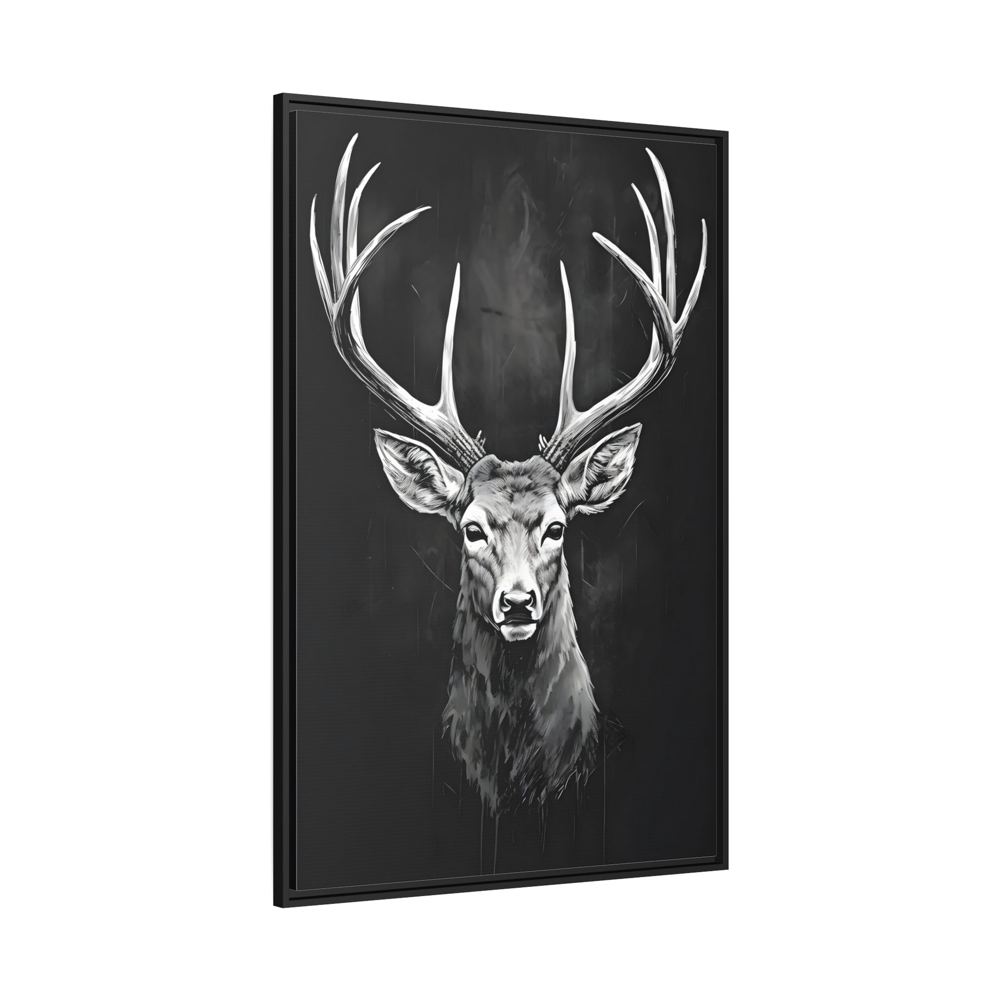 Stag Deer Wall Art Canvas Prints - Framed Scandinavian Decor - YesArtYes