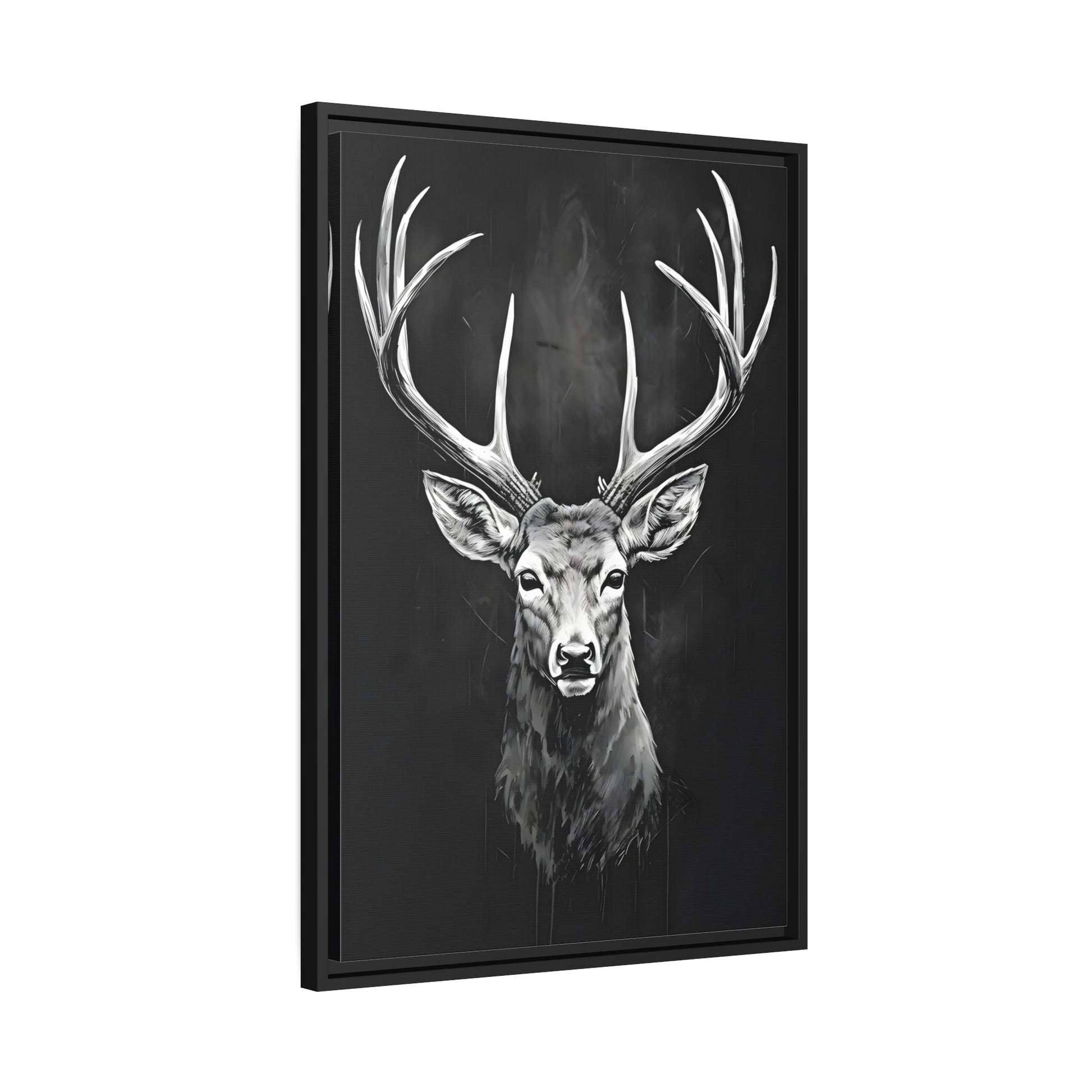 Stag Deer Wall Art Canvas Prints - Framed Scandinavian Decor - YesArtYes