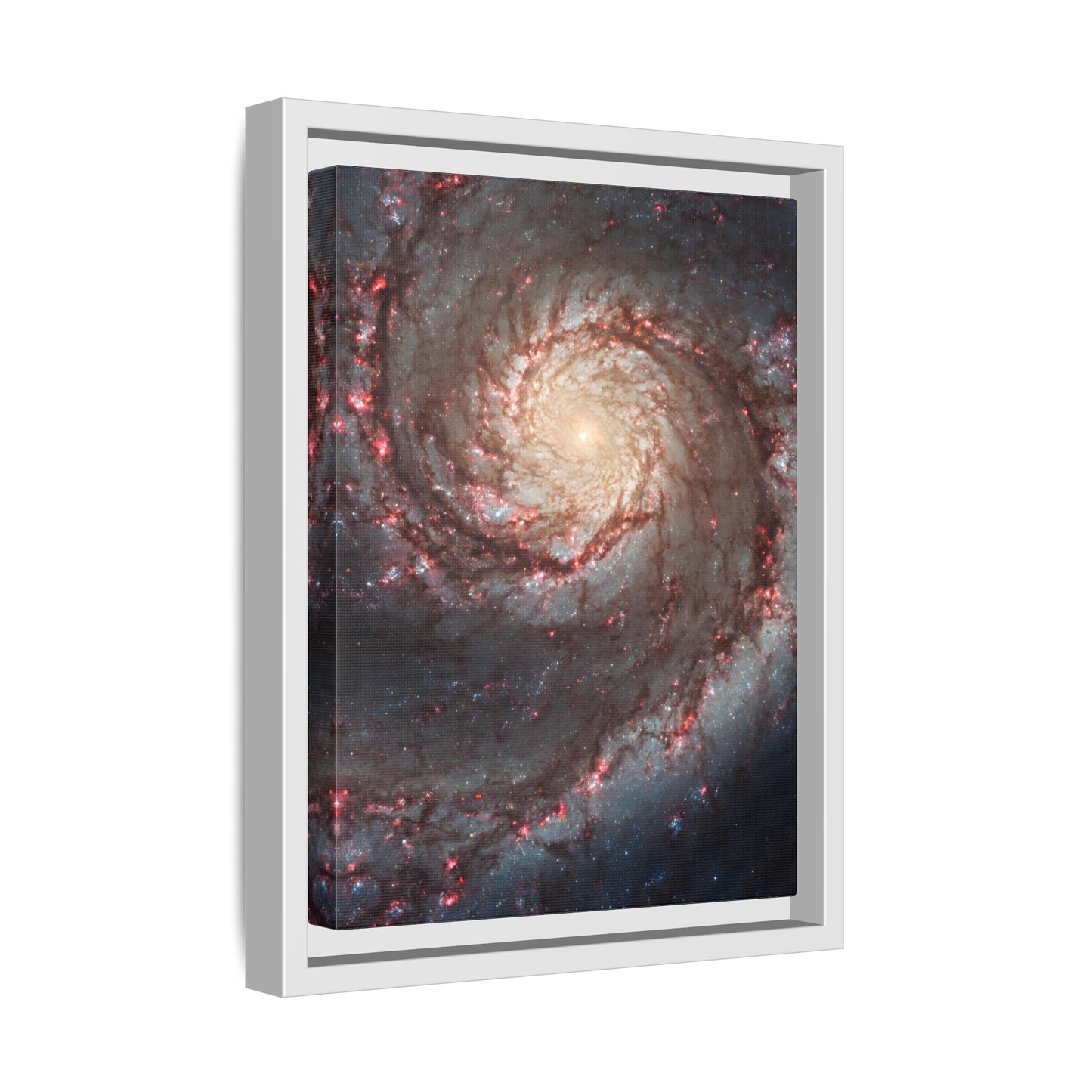 Canvas Wall Art NASA Space Prints - Spiral Hubble Image