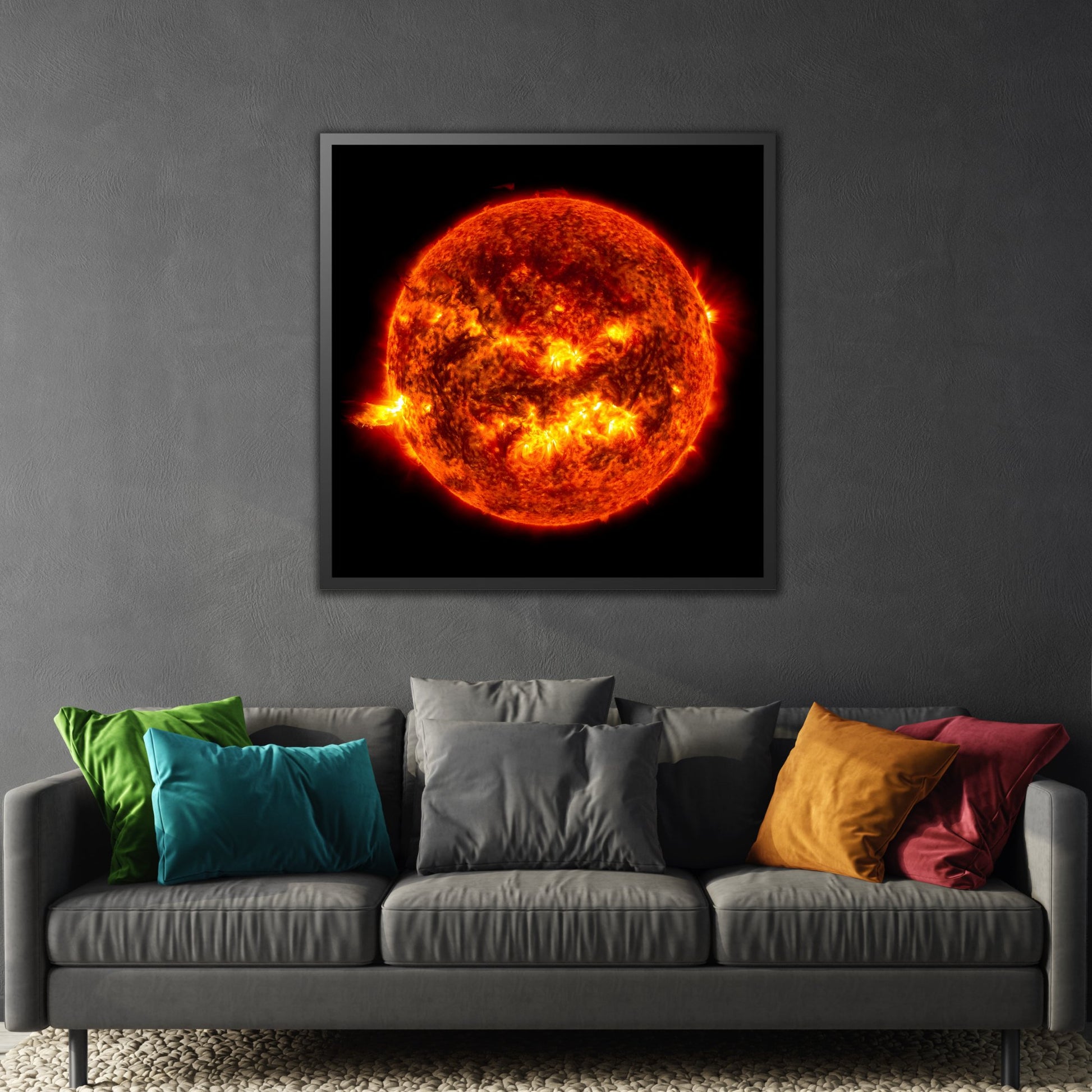 Space Canvas NASA Wall Art Prints Solar Flare