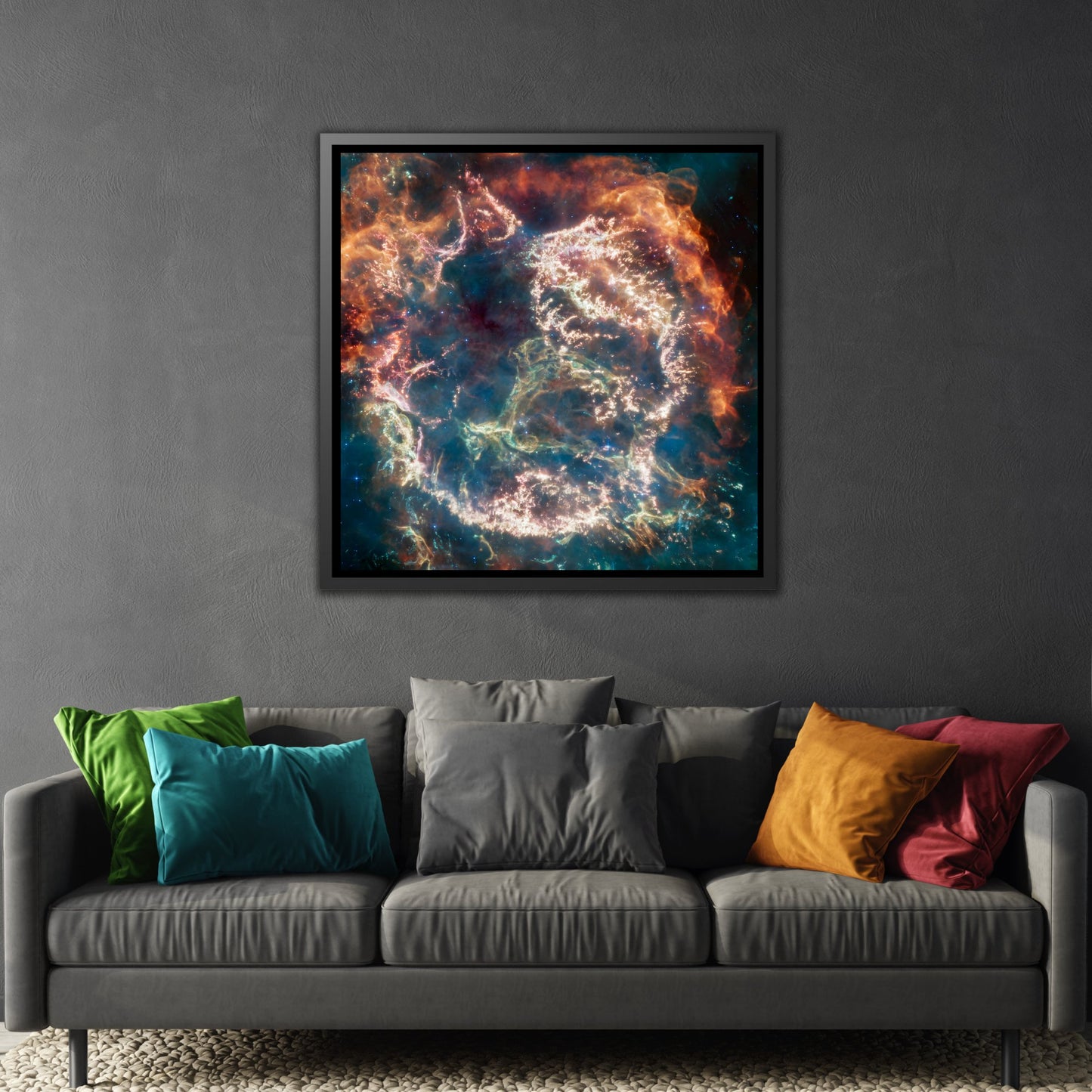 Supernova Canvas Prints - NASA Webb Telescope Wall Art Print