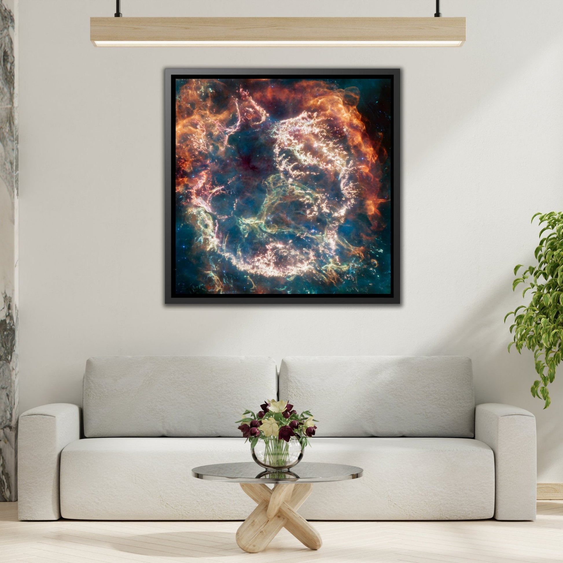 Supernova Canvas Prints - NASA Webb Telescope Wall Art Print