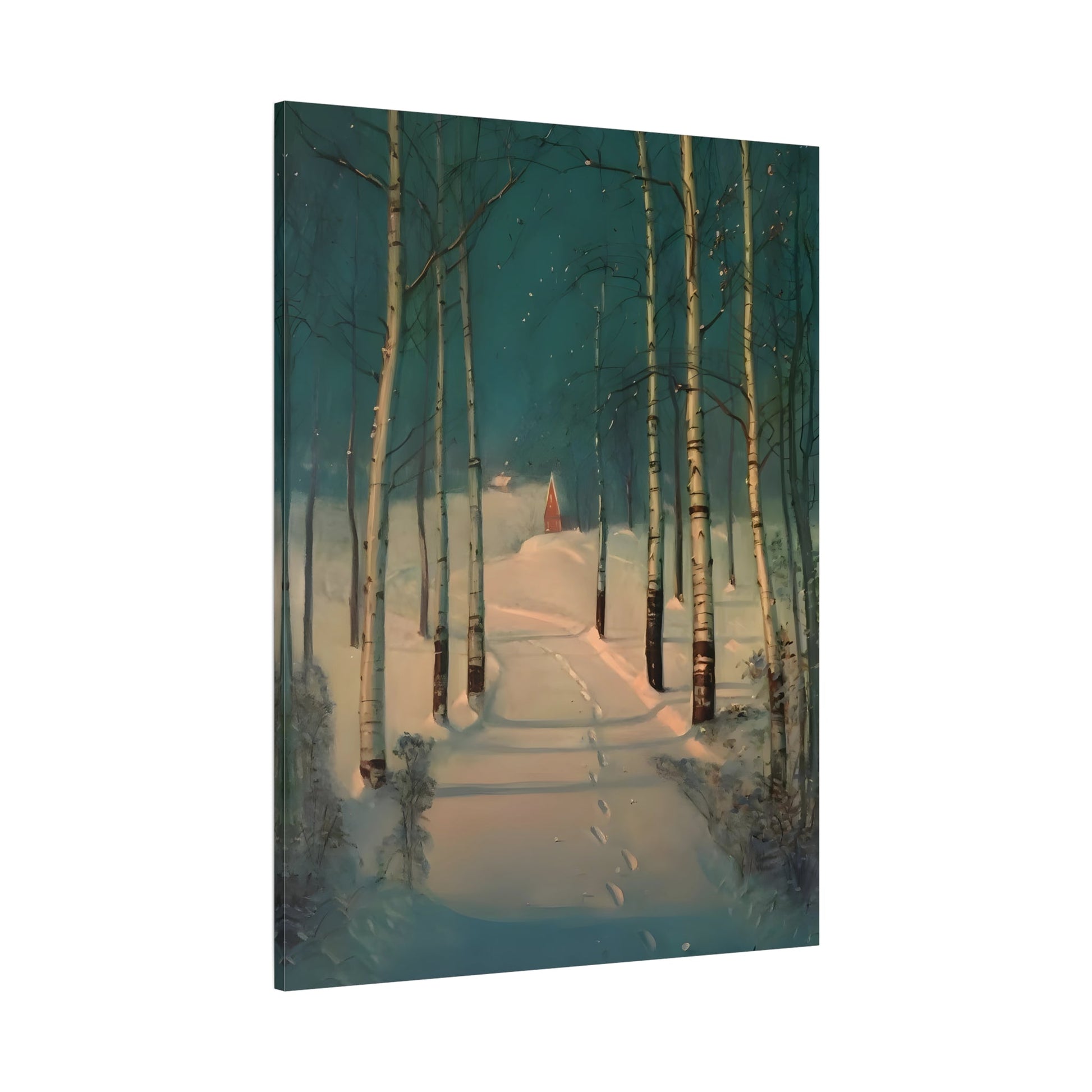 Svend Rasmussen Snow Canvas Print - Return to Home Wall Art - YesArtYes