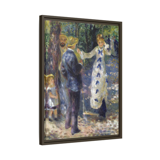 Swing Canvas Wall Art Prints - Vintage Renoir Reproduction in Exclusive Frame - YesArtYes