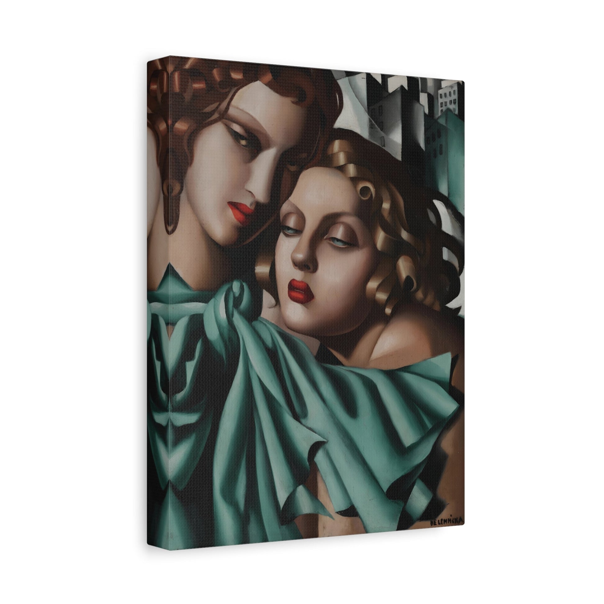 Tamara de Lempicka Young ladies - Canvas Wall Art Print Reproduction