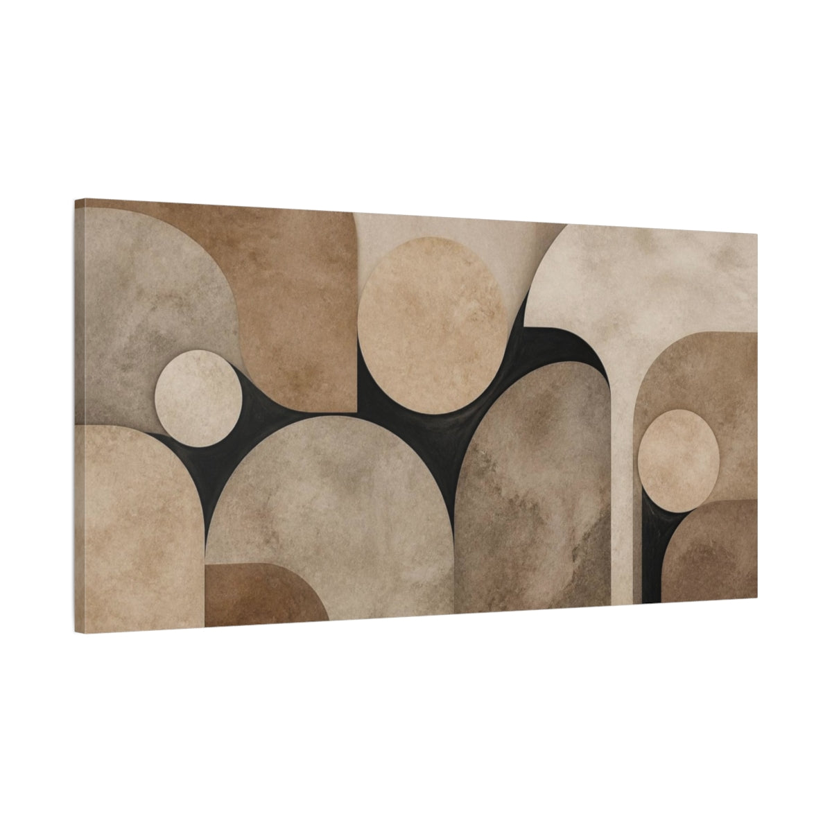 Main Mockup. Textured Arch Circles shown as canvas print