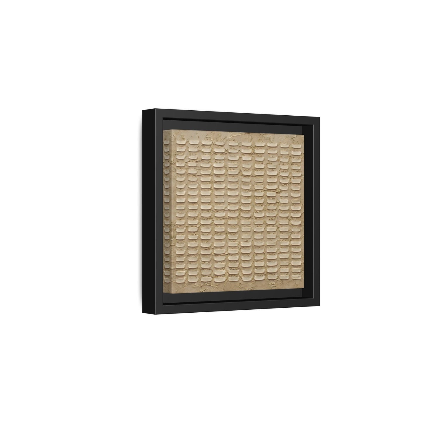 Textured Neutral Abstract Wabi Sabi - Canvas Framed Wall Art Print - YesArtYes