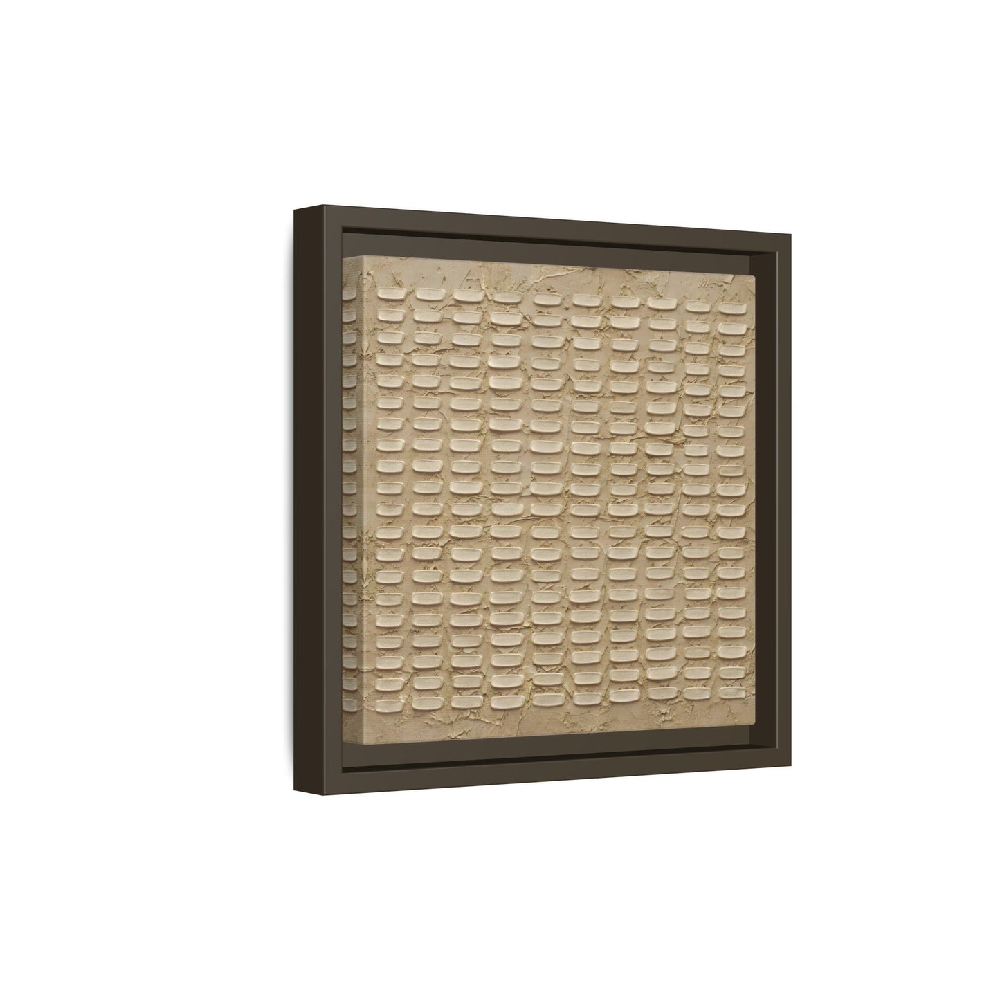 Textured Neutral Abstract Wabi Sabi - Canvas Framed Wall Art Print - YesArtYes