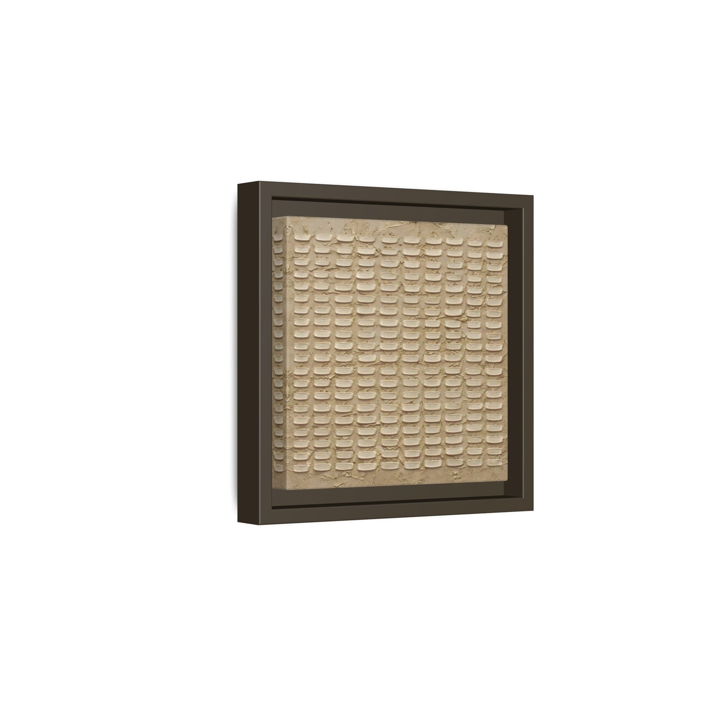 Textured Neutral Abstract Wabi Sabi - Canvas Framed Wall Art Print - YesArtYes