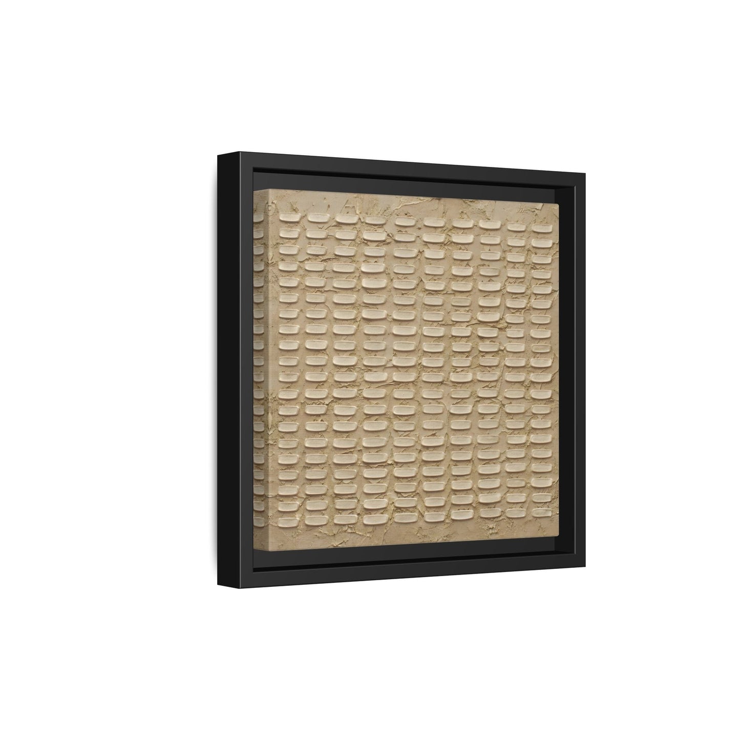 Textured Neutral Abstract Wabi Sabi - Canvas Framed Wall Art Print - YesArtYes