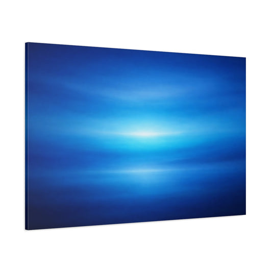 Tonal Gradient Abstract Blue shown as stretched canvas wall art
