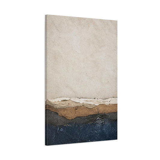 Main Mockup. Torn Paper Horizon shown as canvas print
