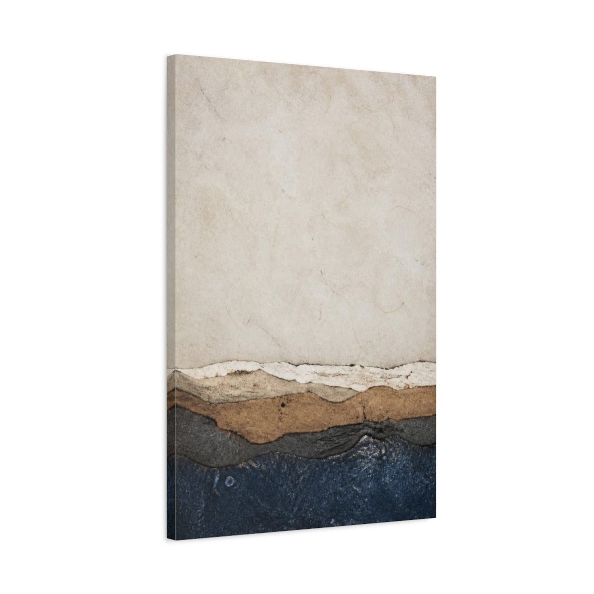 Side Mockup 2. Torn Paper Horizon shown as canvas print