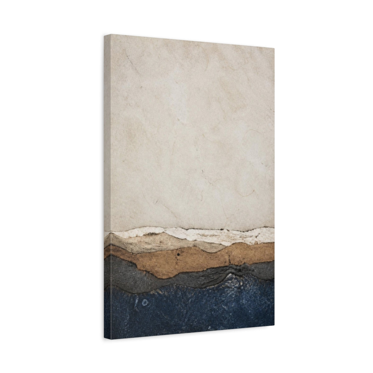 Side Mockup 3. Torn Paper Horizon shown as canvas print
