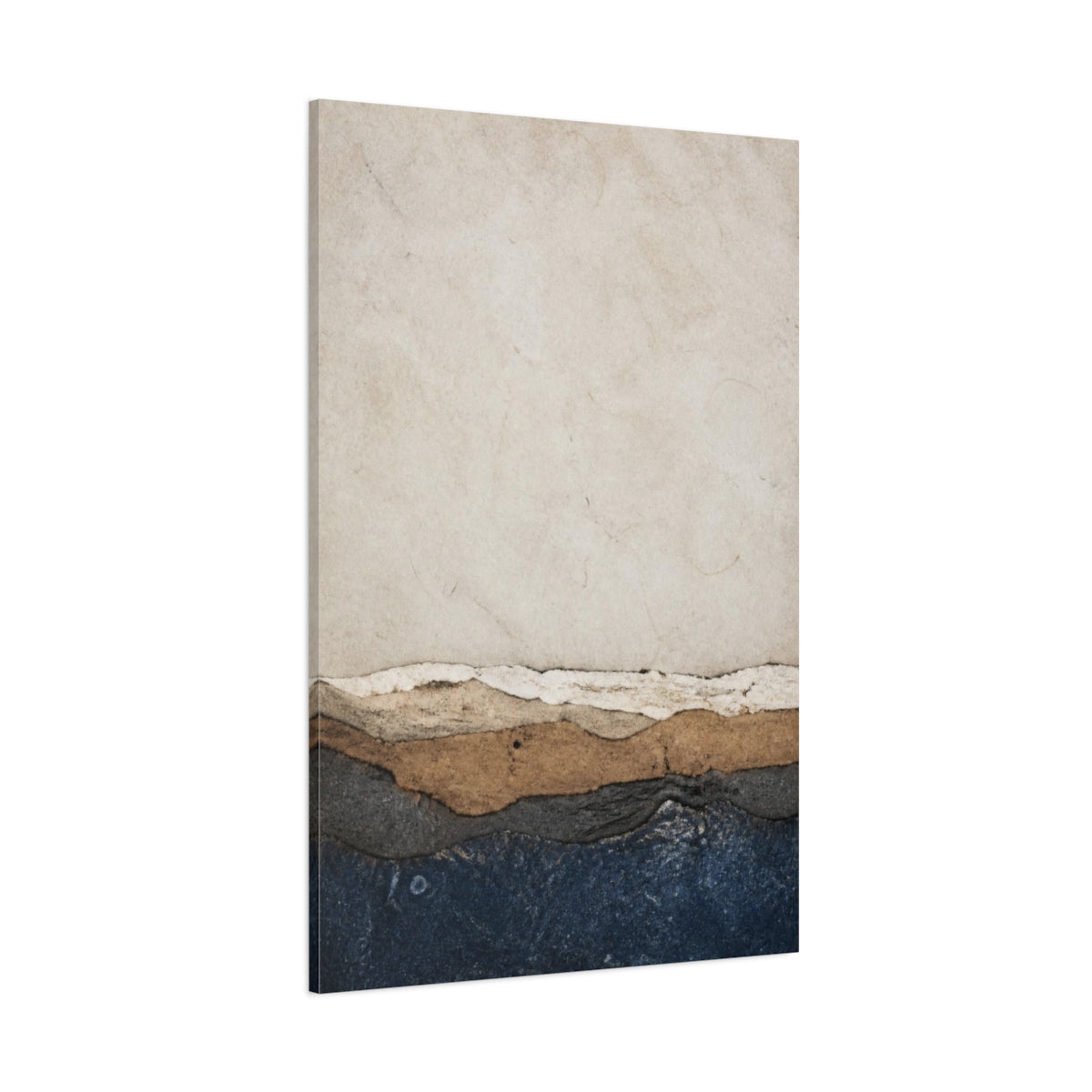 Side Mockup 1. Torn Paper Horizon shown as canvas print