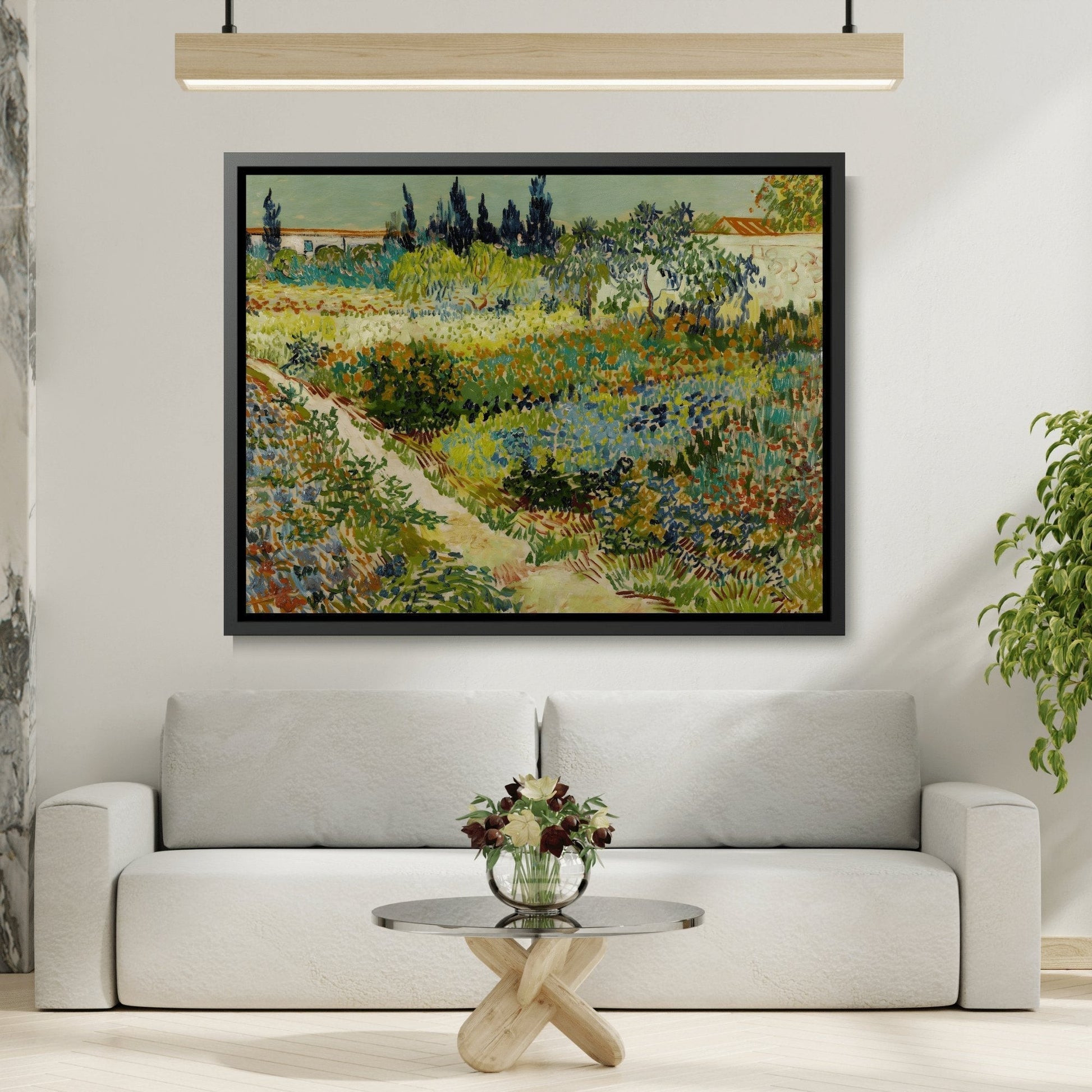 Vincent Van Gogh Garden in Arles - Canvas Wall Art Print