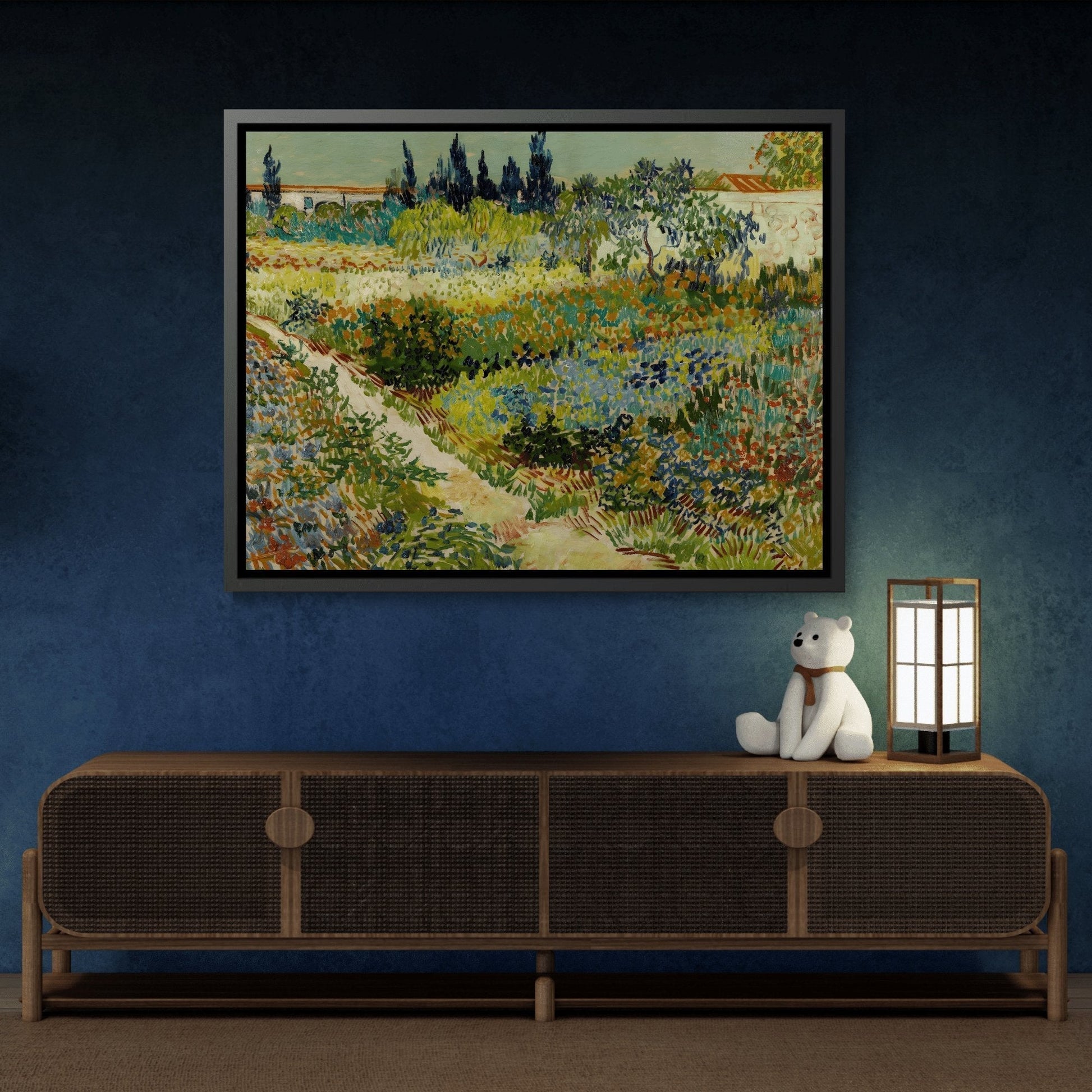 Vincent Van Gogh Garden in Arles - Canvas Wall Art Print