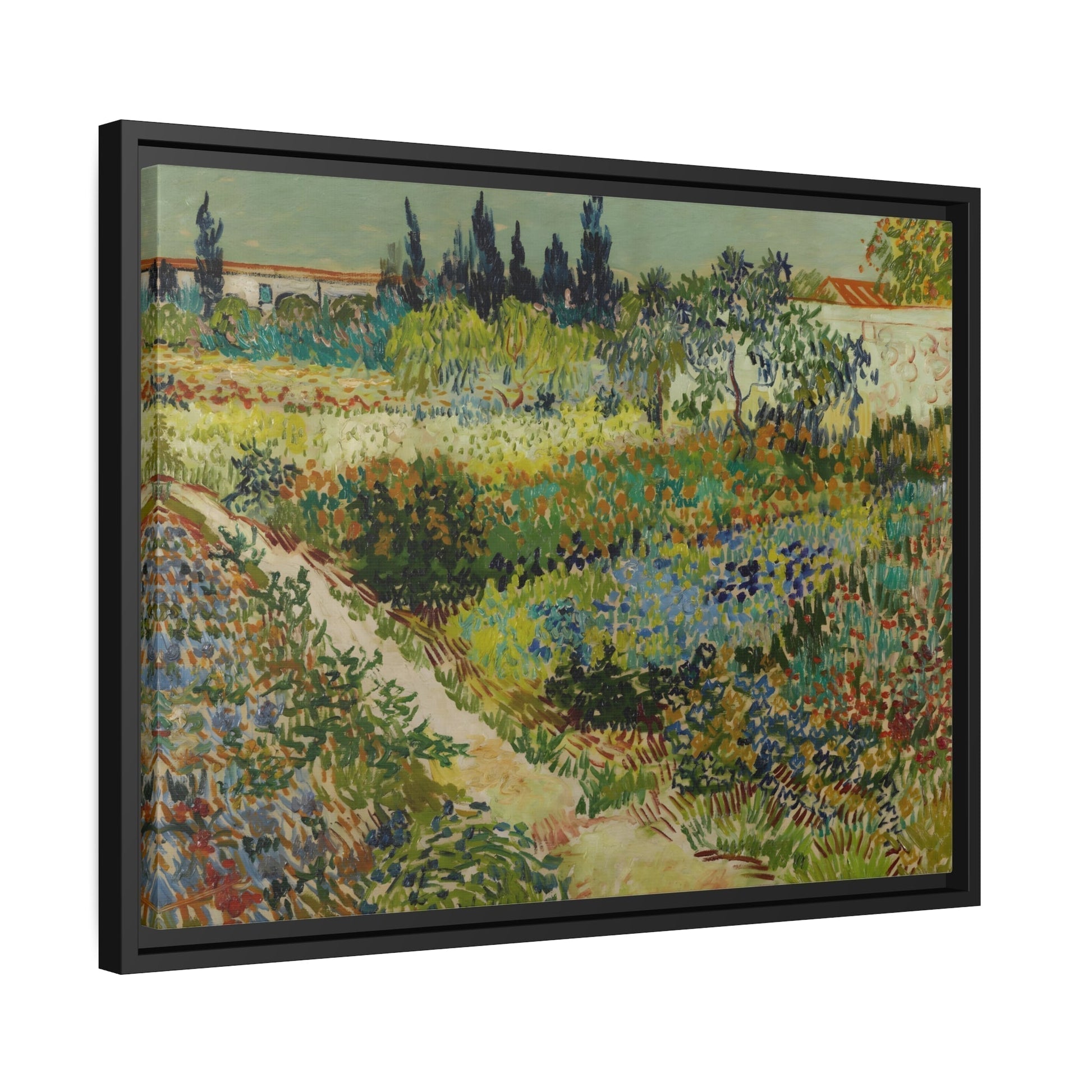 Vincent Van Gogh Garden in Arles - Canvas Wall Art Print