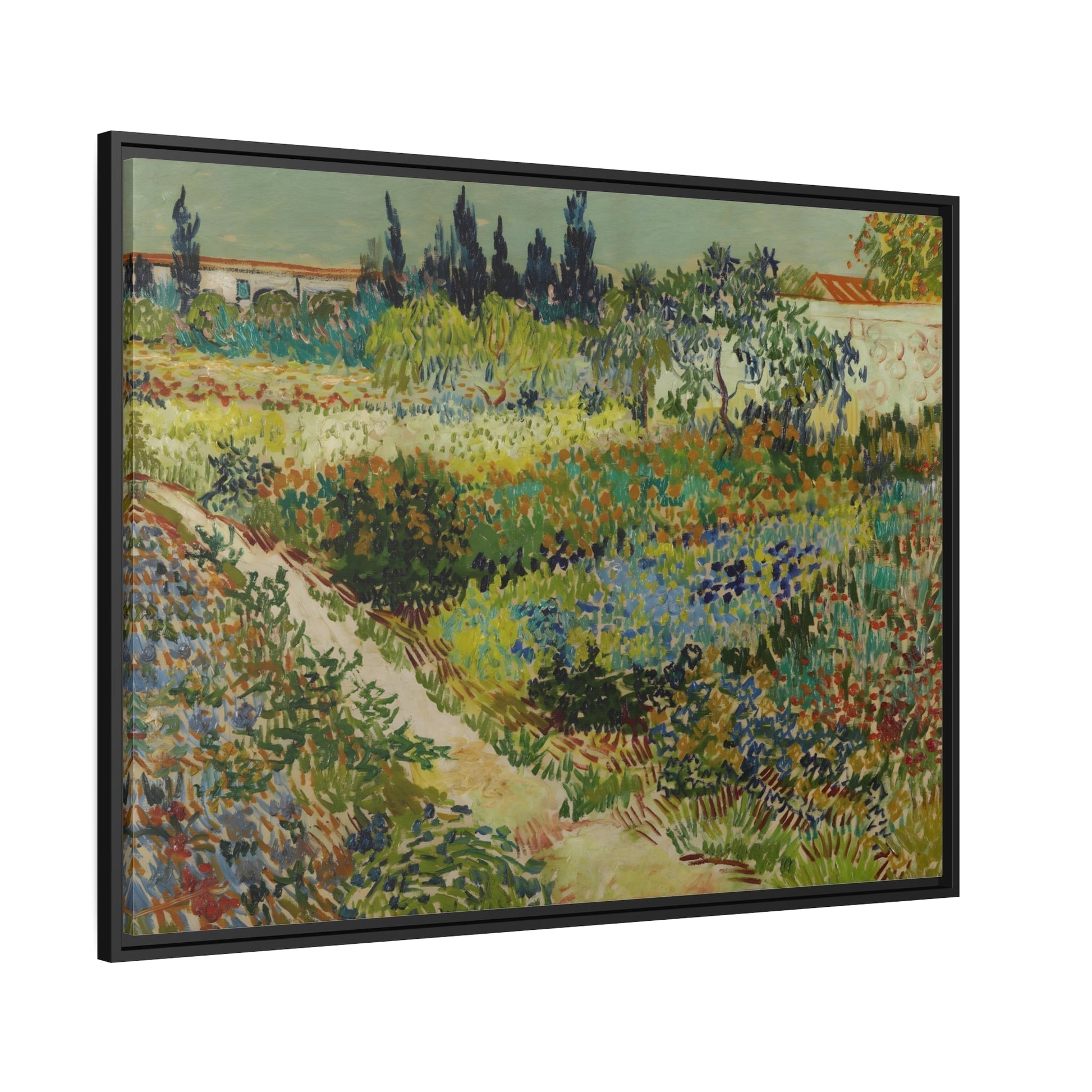 Vincent Van Gogh Garden in Arles - Canvas Wall Art Print