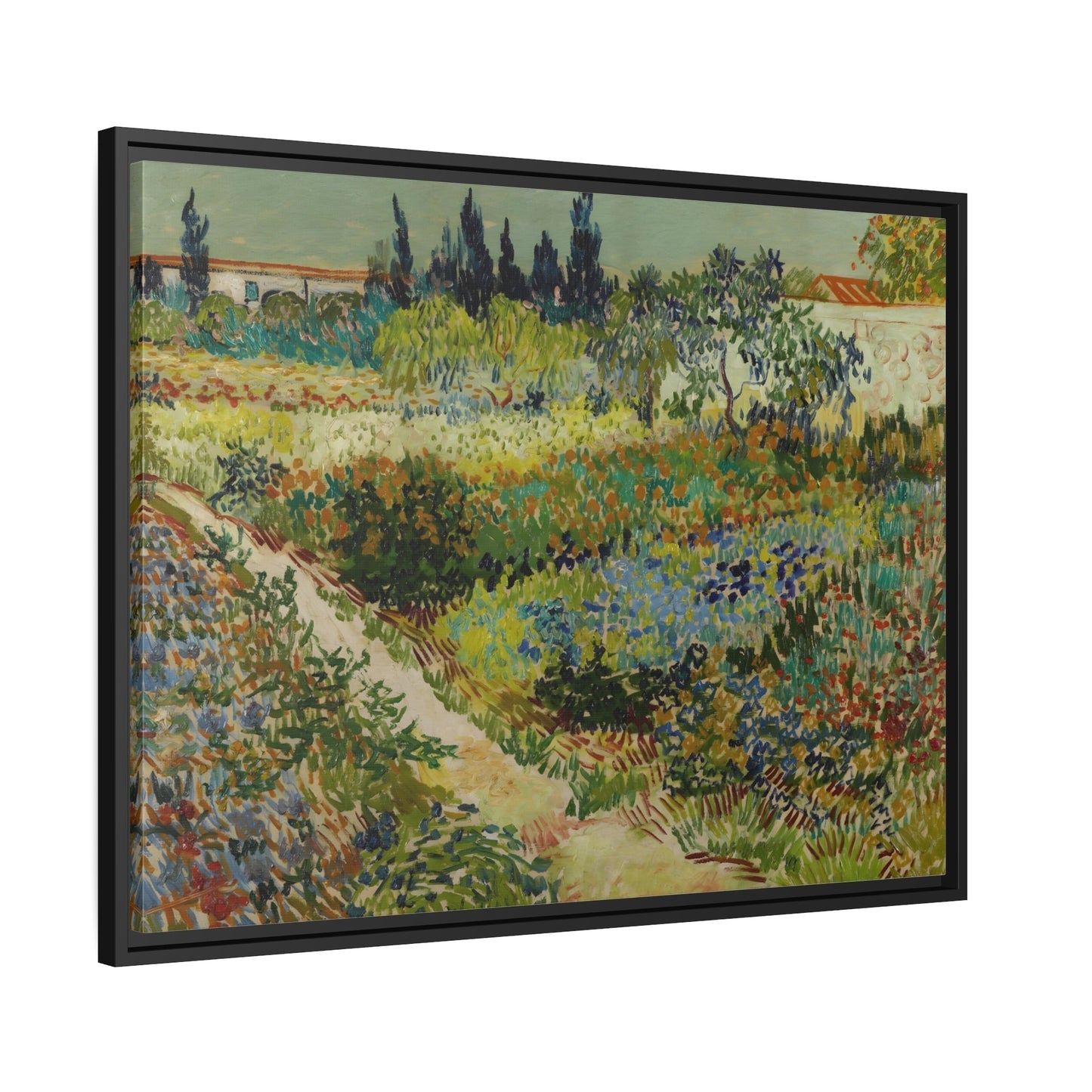 Vincent Van Gogh Garden in Arles - Canvas Wall Art Print