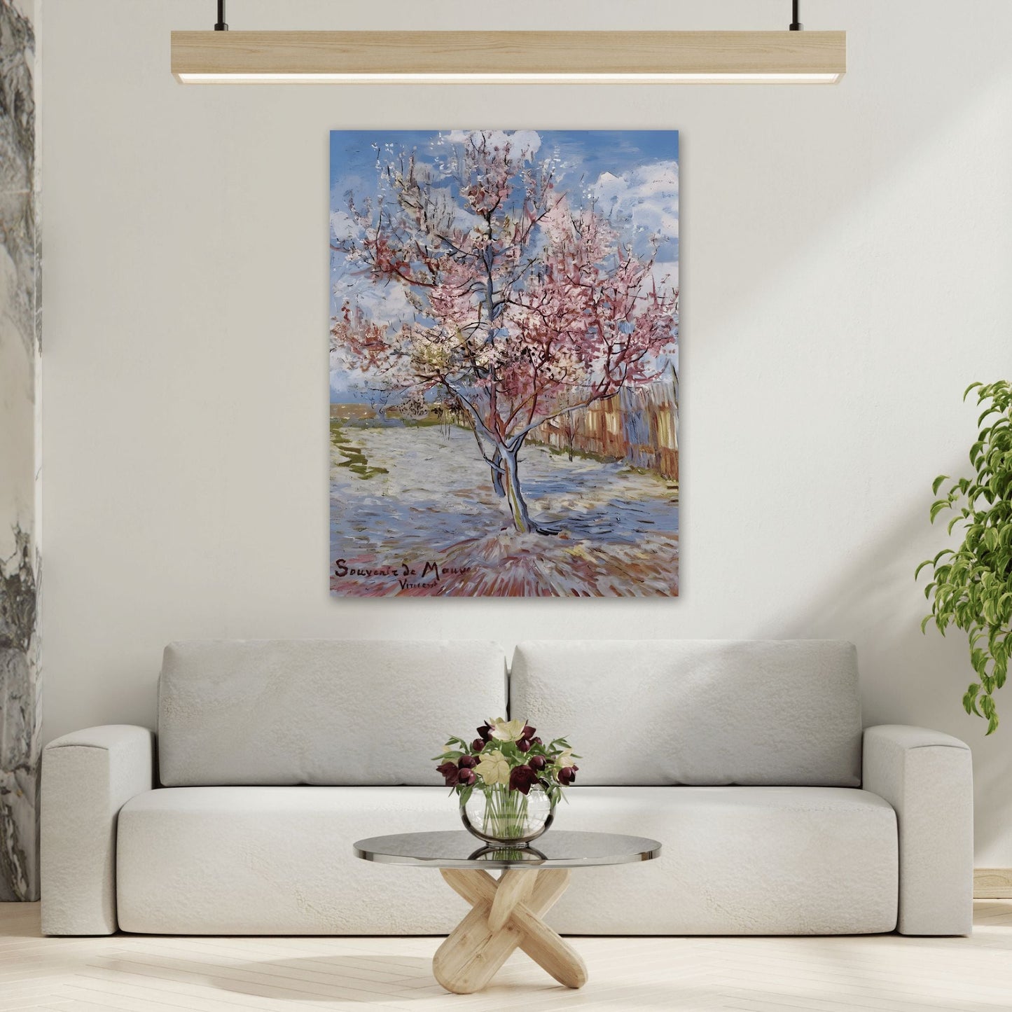 Vincent van Gogh The Pink Peach Tree - Canvas Art Reproduction