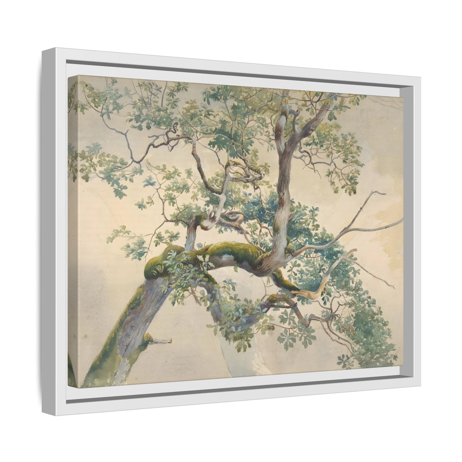 Vintage Aston Tree Branches Canvas Wall Art Print - YesArtYes