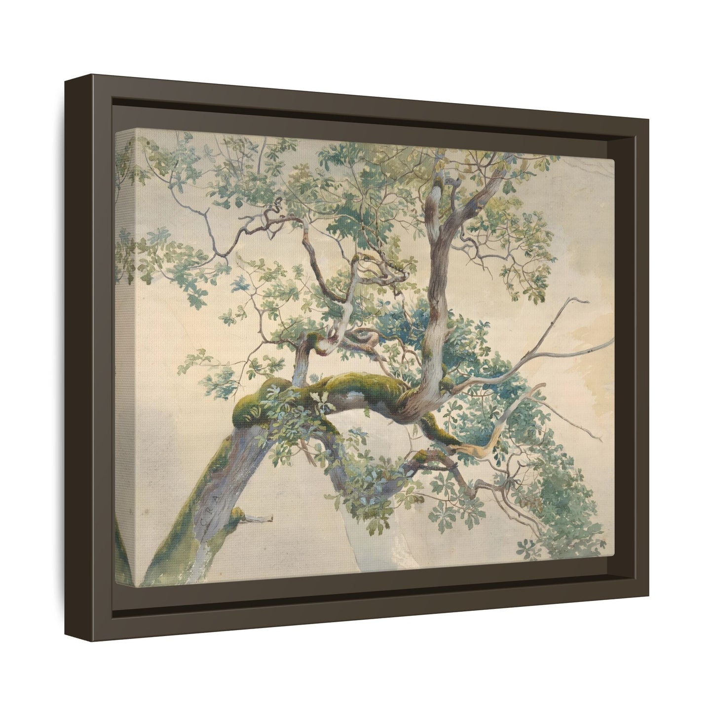 Vintage Aston Tree Branches Canvas Wall Art Print - YesArtYes