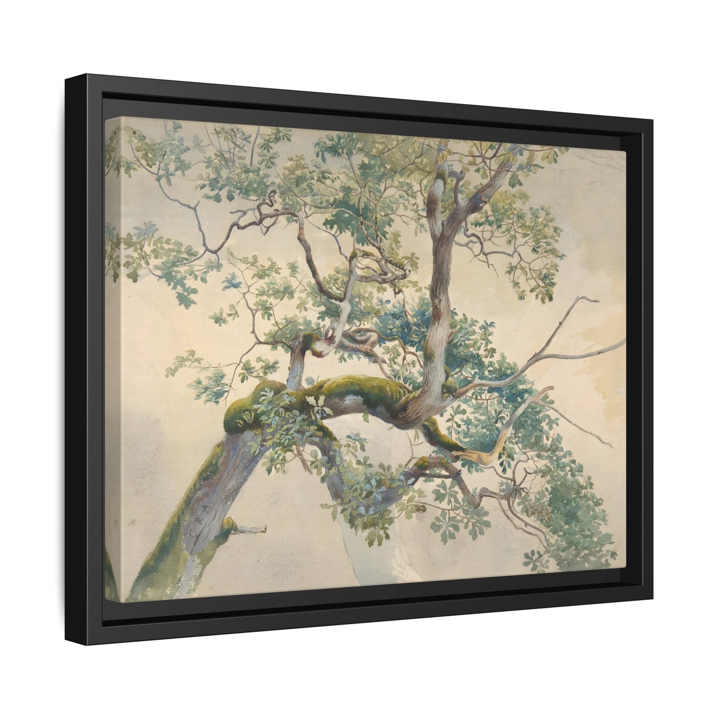 Vintage Aston Tree Branches Canvas Wall Art Print - YesArtYes