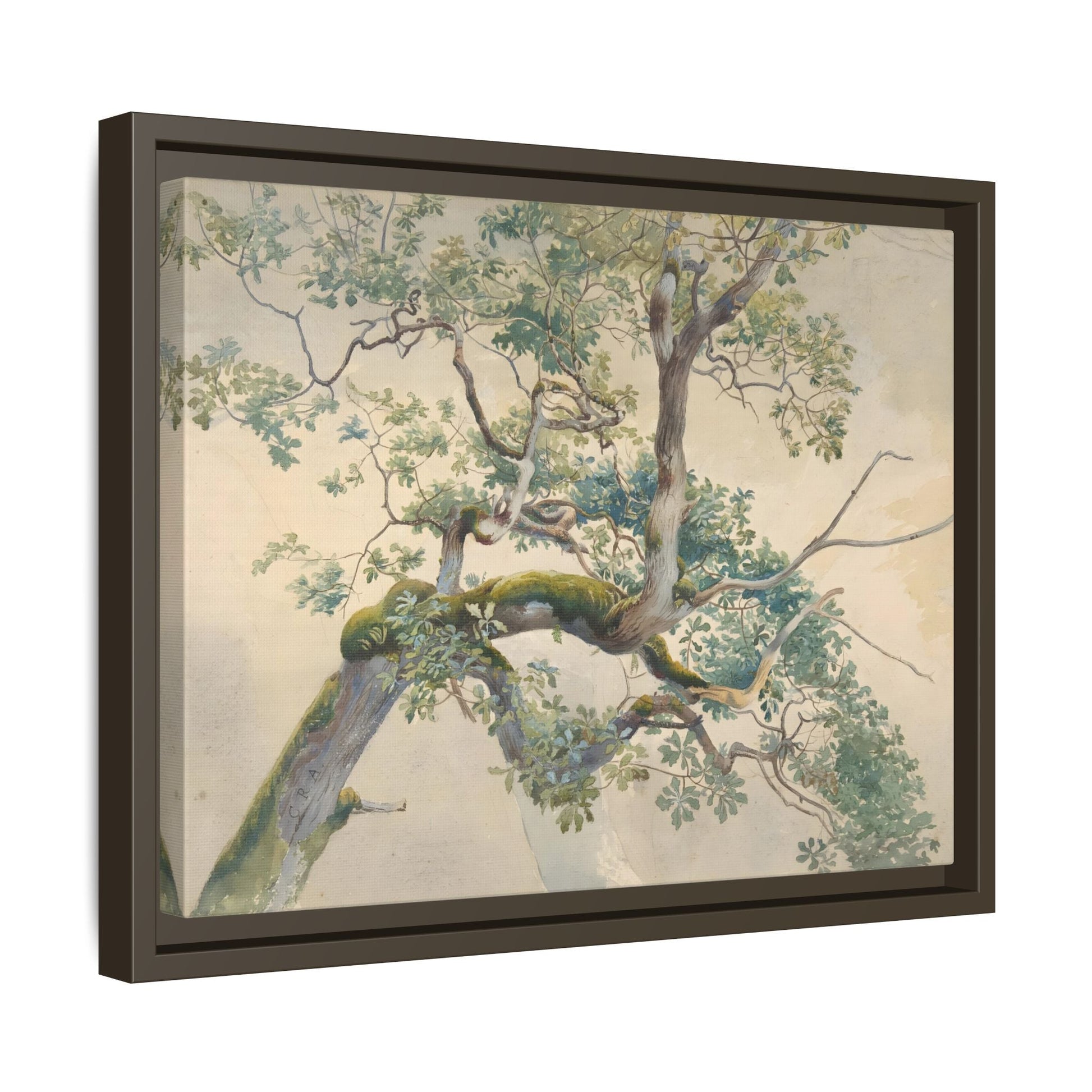 Vintage Aston Tree Branches Canvas Wall Art Print - YesArtYes