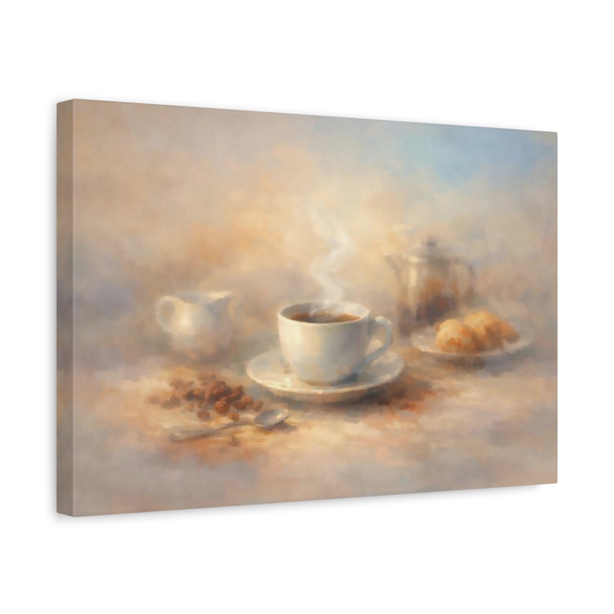 Vintage Coffee Cup Still Life - Canvas Wall Art Print - YesArtYes