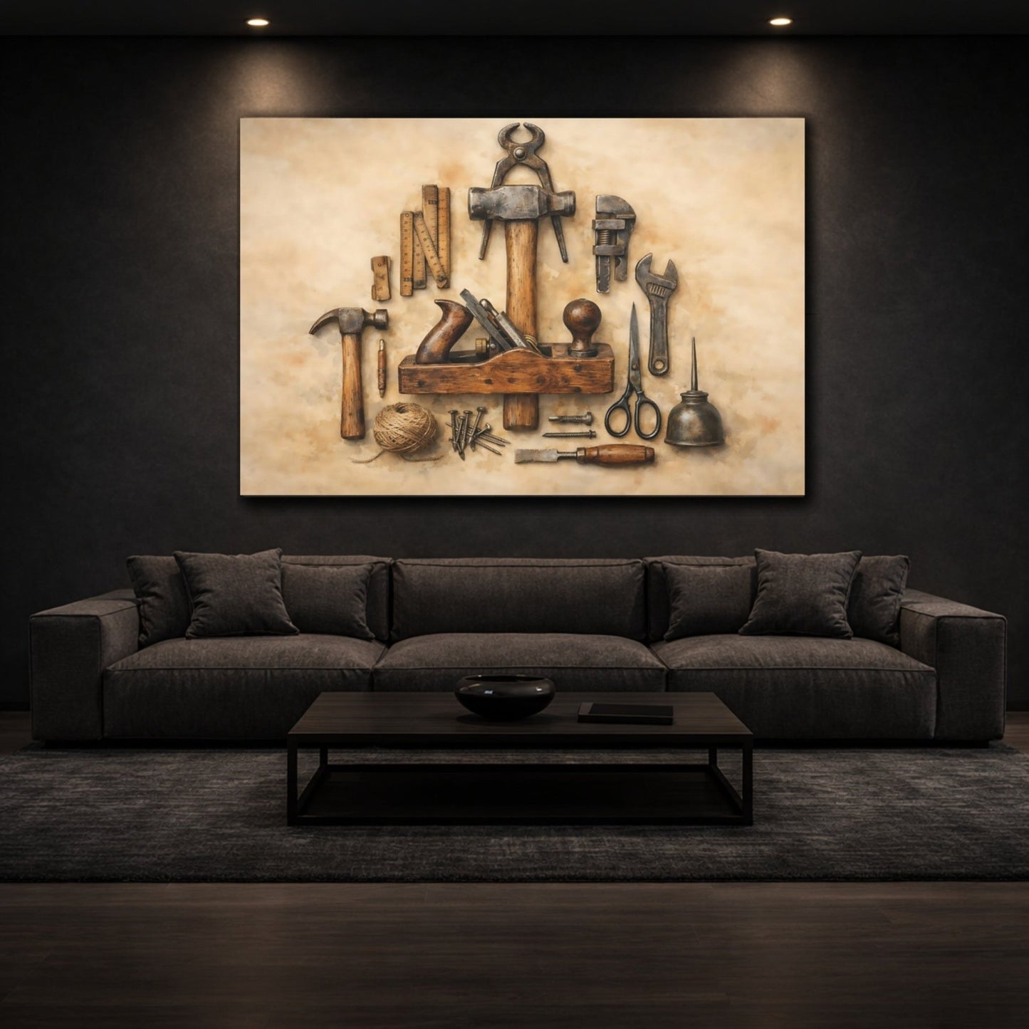 Vintage Hand Tools - Canvas Wall Art Print - YesArtYes