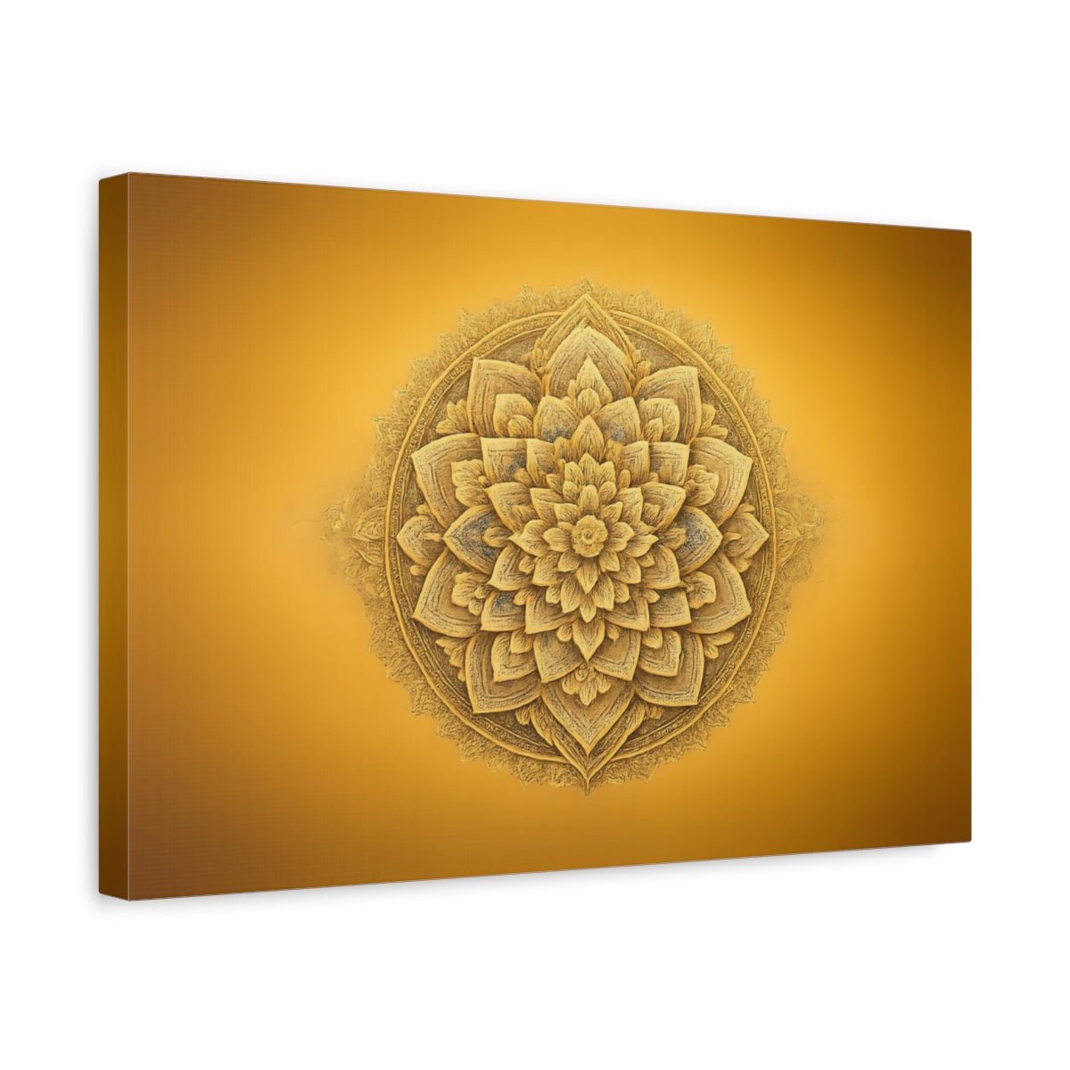 Vintage Mandala Pattern Religious - Canvas Wall Art Print - YesArtYes