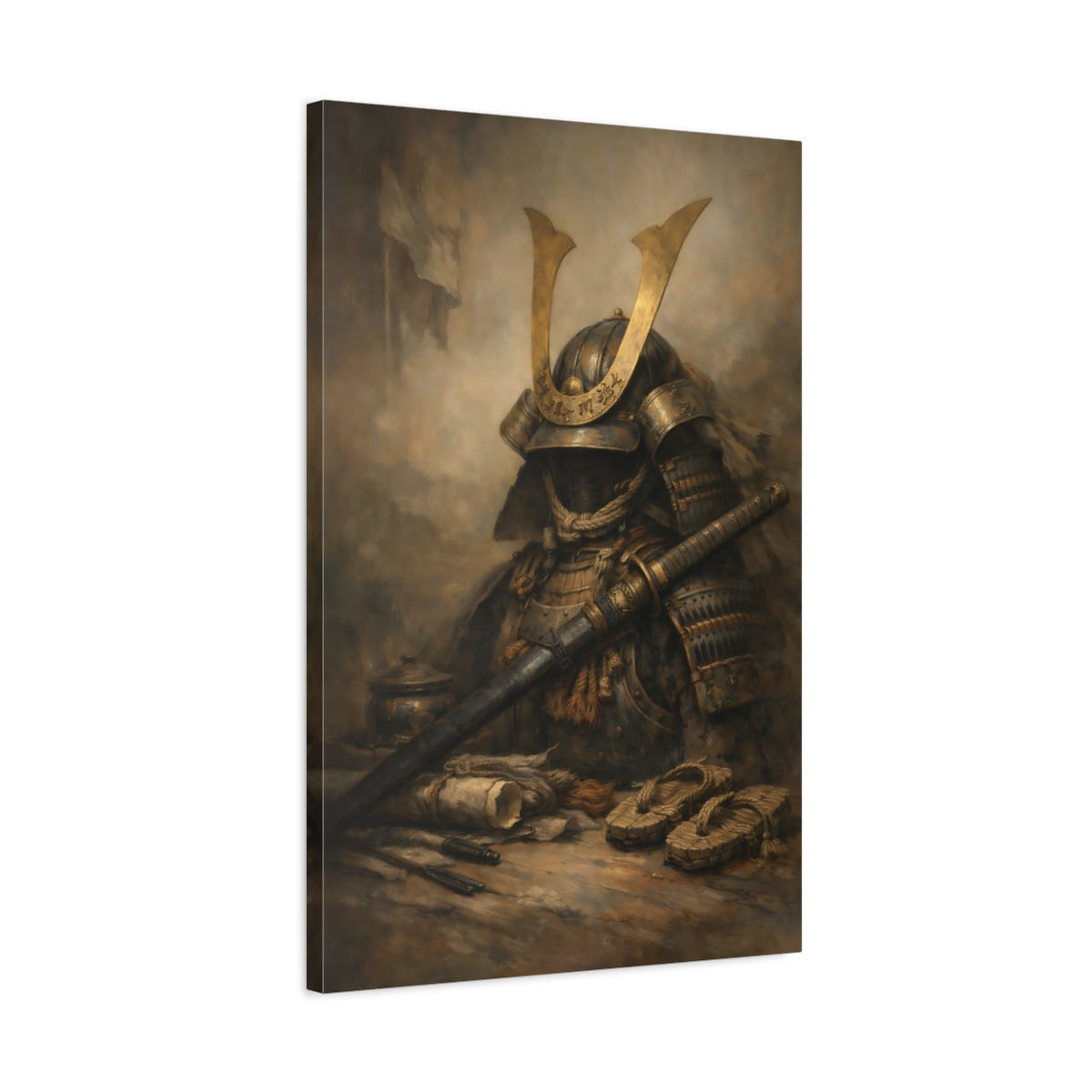 Japanese Samurai Warrior Canvas Wall Art - YesArtYes