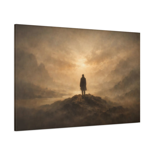 Vintage Soft Abstract shown as stretched canvas wall art