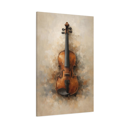 Vintage Violin Vintage Violin shown as stretched canvas wall art