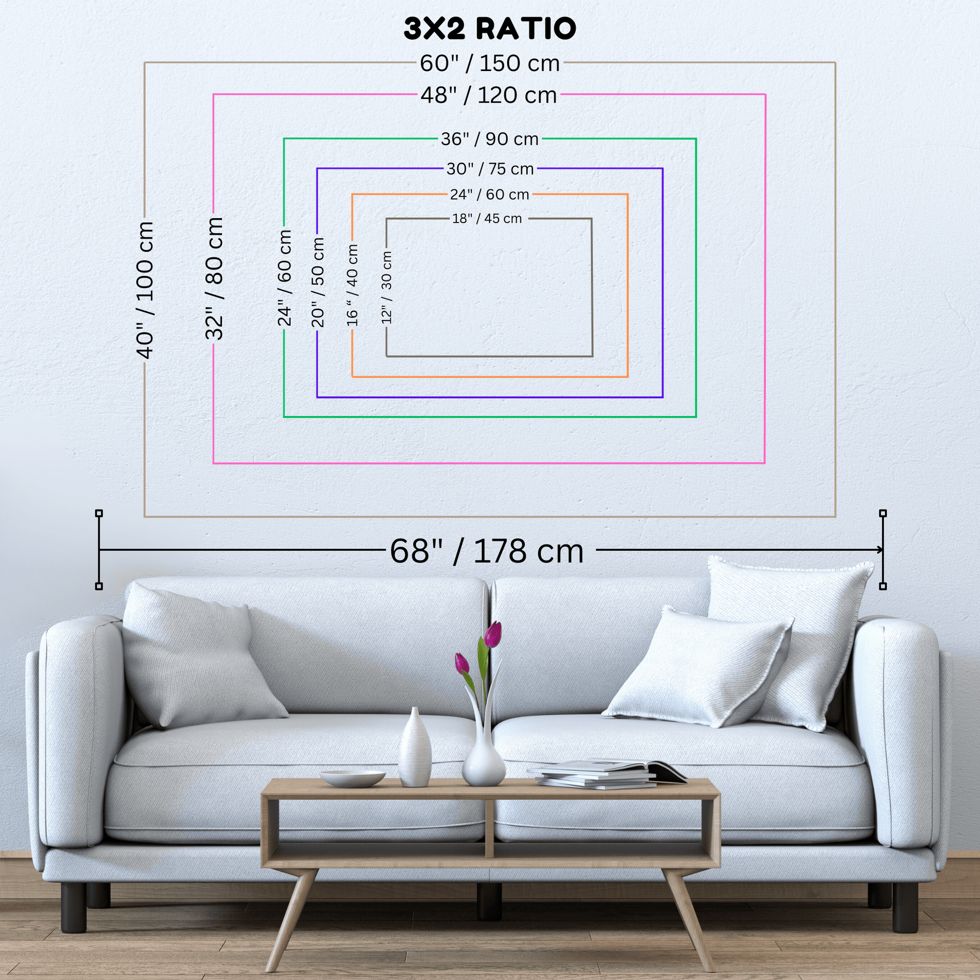 Viva la Vida Canvas Wall Art Prints - Famous Kahlo Fruits Print