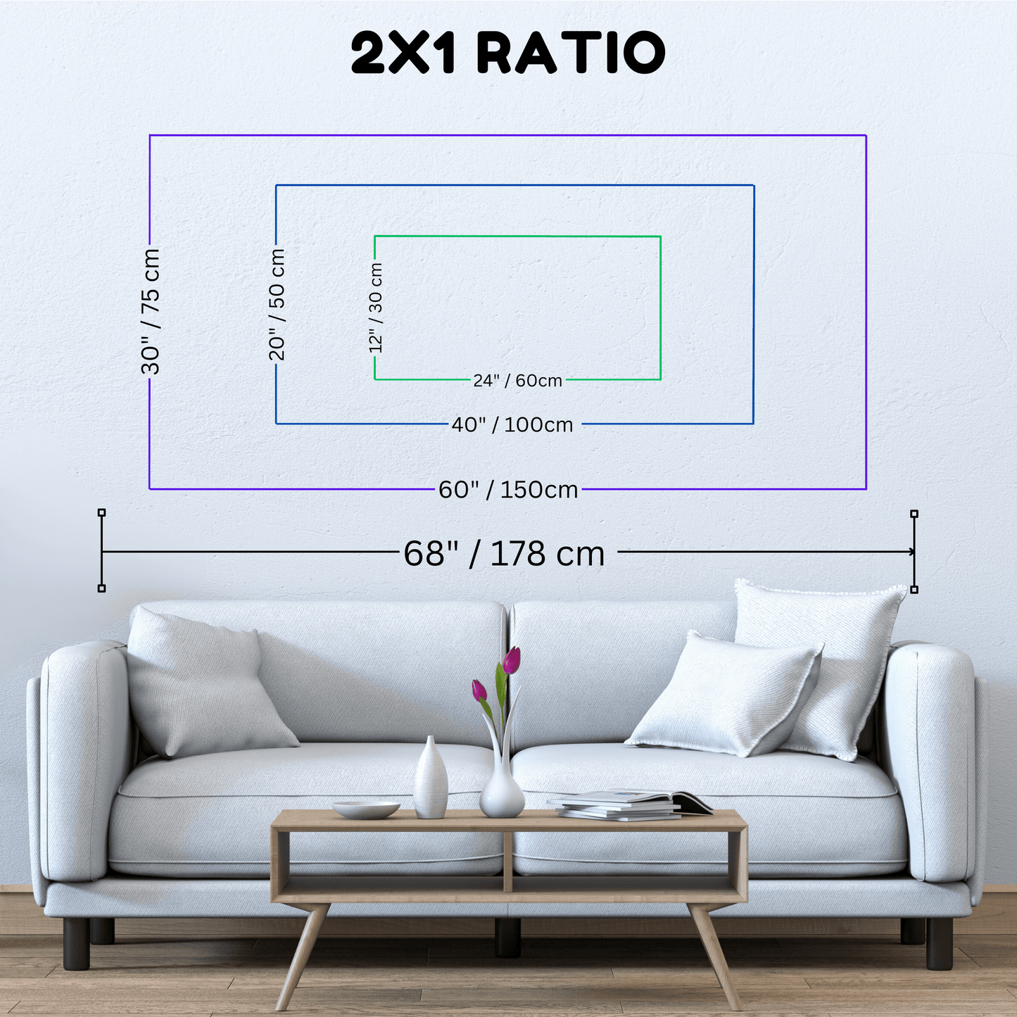 Wabi - Sabi Canvas Wall Art 3D Minimalist Brown Print on Canvas - YesArtYes