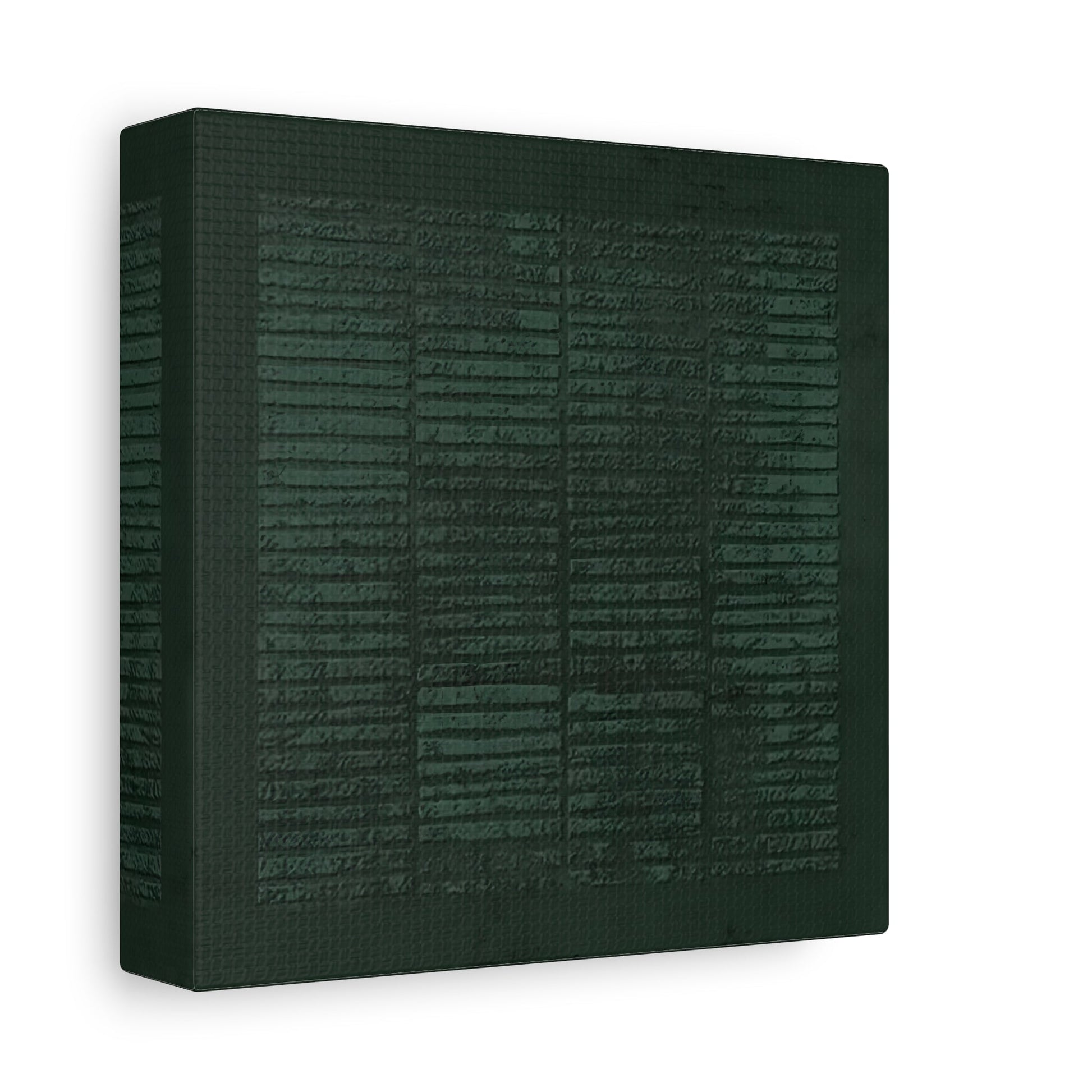 Wabi - Sabi Green Canvas Painting Print - Abstract Japanese 3d Texture Wall Art - YesArtYes