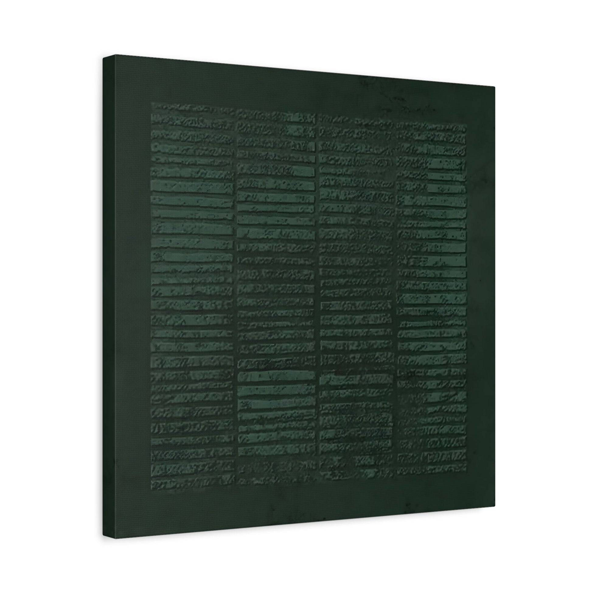 Wabi - Sabi Green Canvas Painting Print - Abstract Japanese 3d Texture Wall Art - YesArtYes