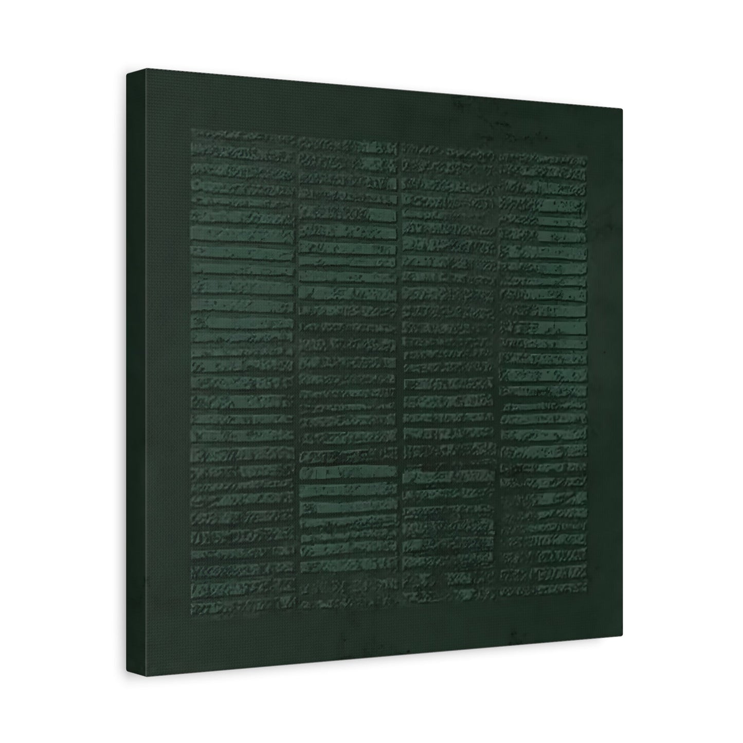 Wabi - Sabi Green Canvas Painting Print - Abstract Japanese 3d Texture Wall Art - YesArtYes