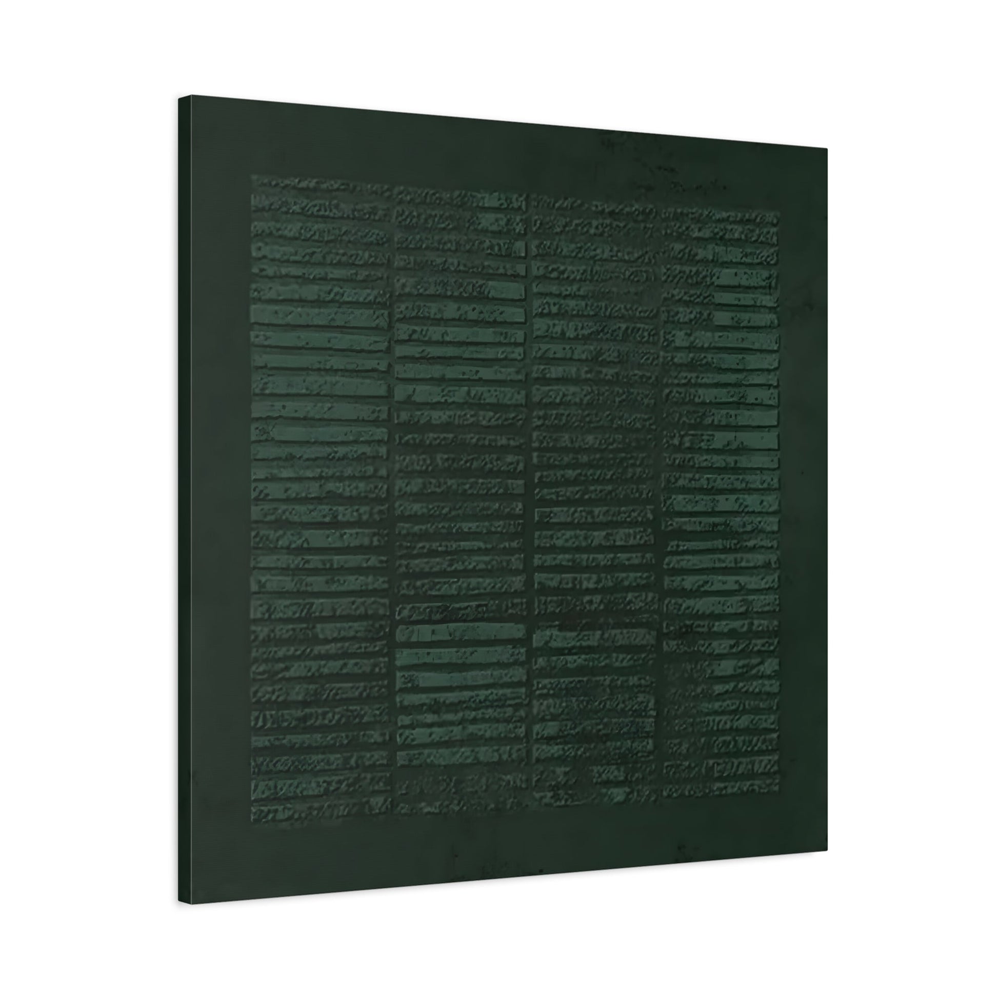 Wabi - Sabi Green Canvas Painting Print - Abstract Japanese 3d Texture Wall Art - YesArtYes