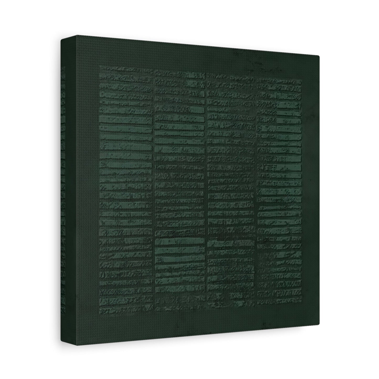 Wabi - Sabi Green Canvas Painting Print - Abstract Japanese 3d Texture Wall Art - YesArtYes