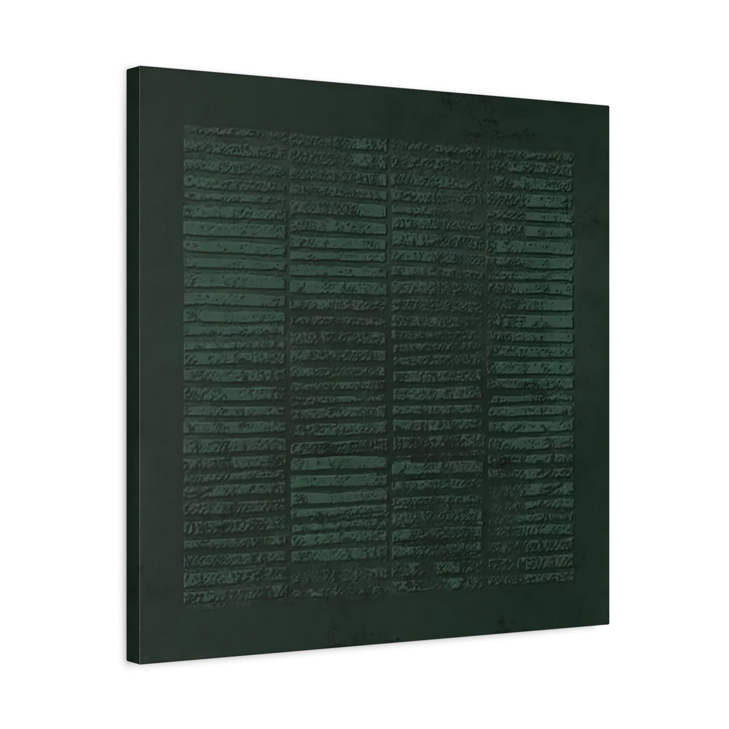 Wabi - Sabi Green Canvas Painting Print - Abstract Japanese 3d Texture Wall Art - YesArtYes