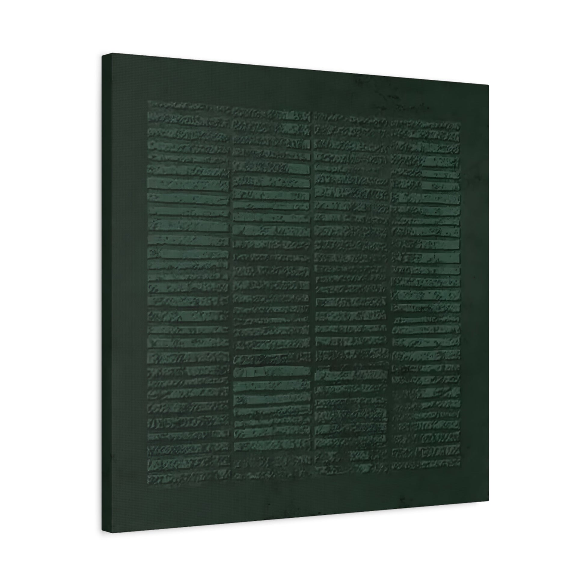 Wabi - Sabi Green Canvas Painting Print - Abstract Japanese 3d Texture Wall Art - YesArtYes