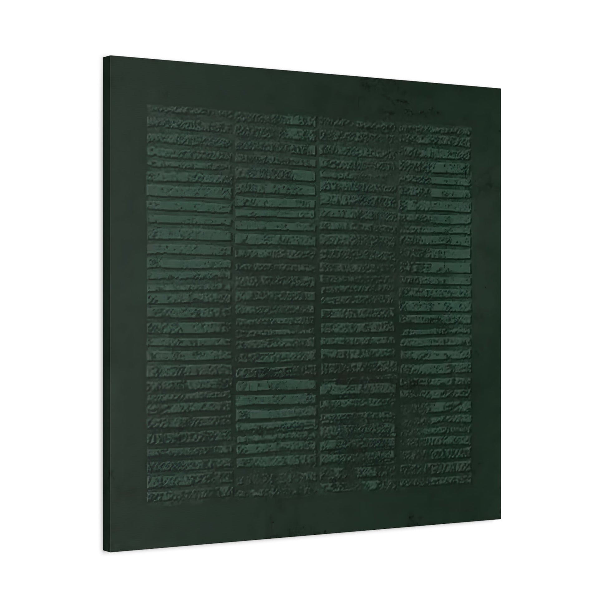 Wabi - Sabi Green Canvas Painting Print - Abstract Japanese 3d Texture Wall Art - YesArtYes