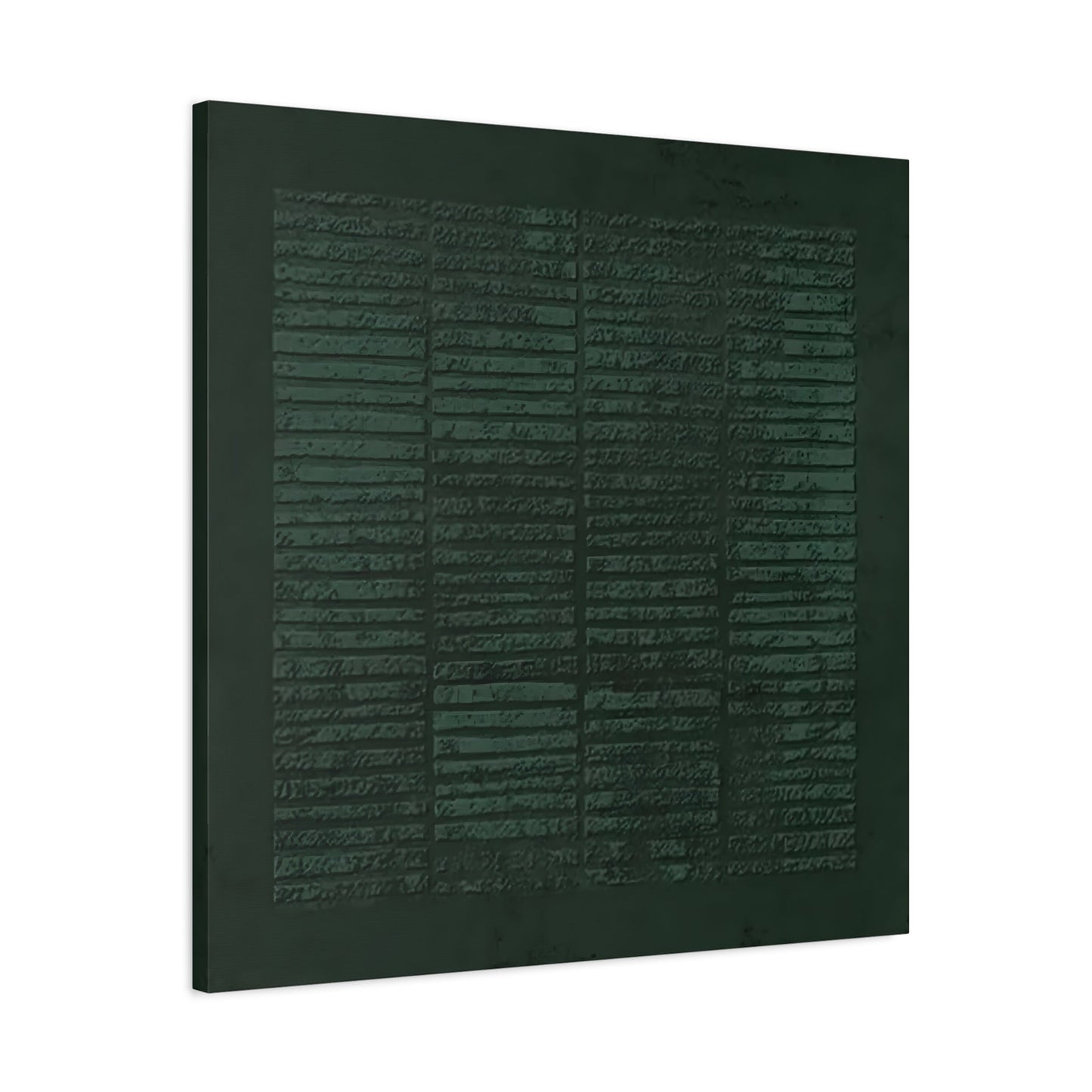 Wabi - Sabi Green Canvas Painting Print - Abstract Japanese 3d Texture Wall Art - YesArtYes