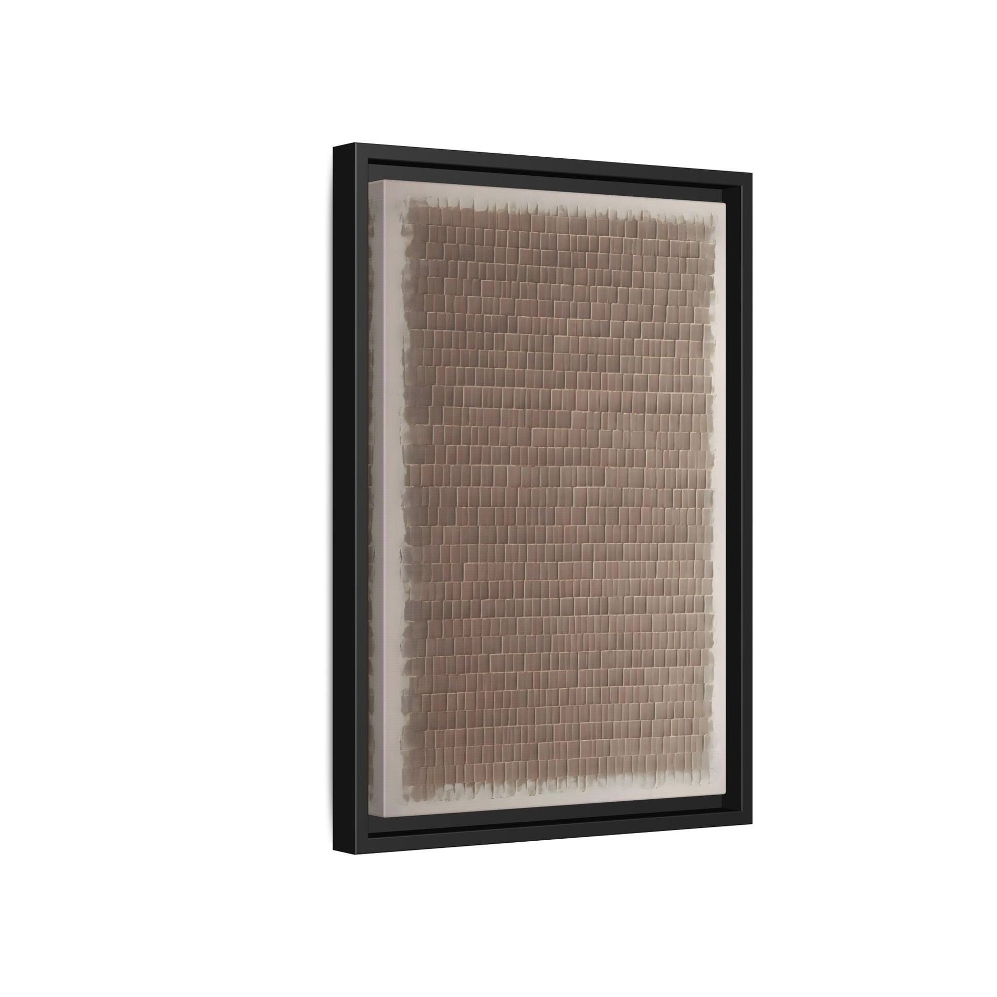 Wabi Sabi Japanese Brown - Framed Canvas Wall Art Print - YesArtYes