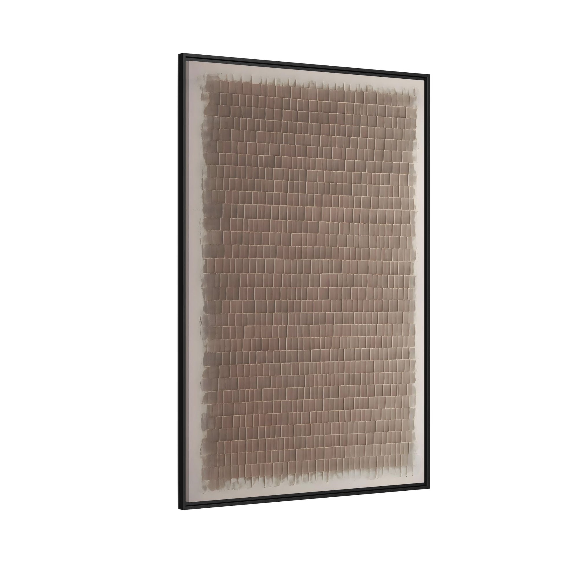 Wabi Sabi Japanese Brown - Framed Canvas Wall Art Print - YesArtYes